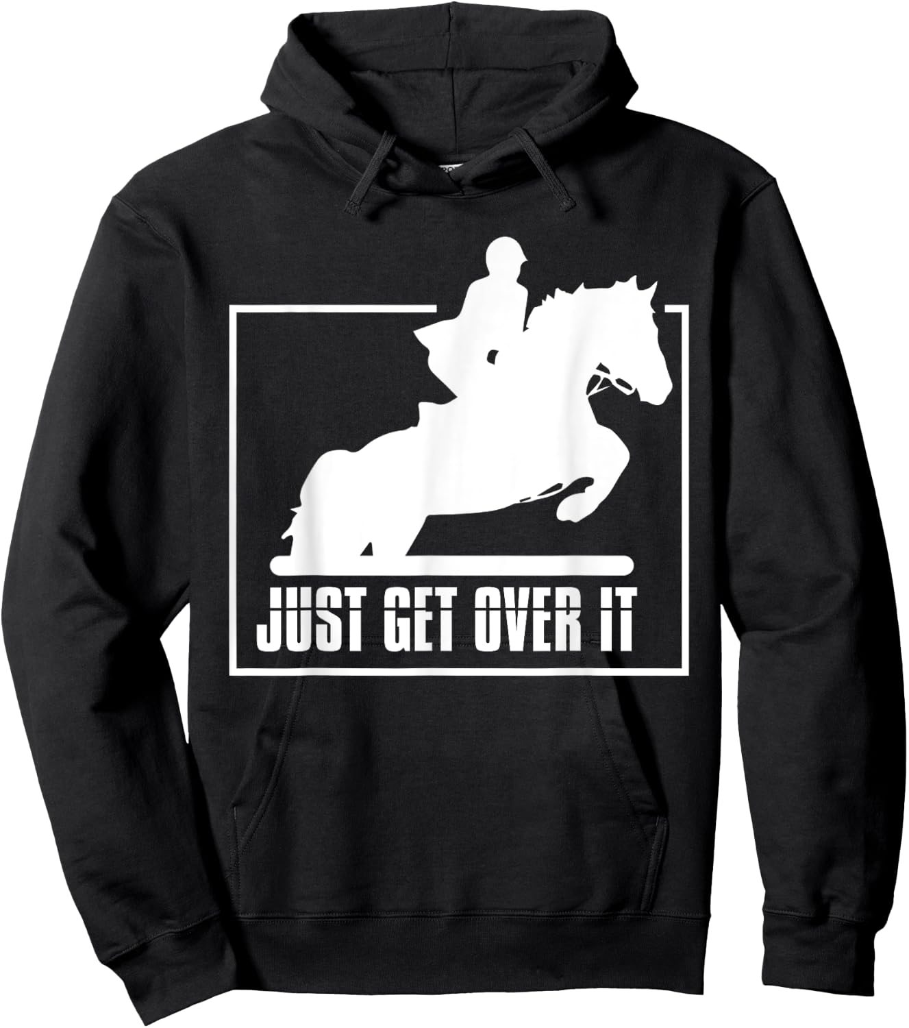English Riding Hunter Jumper Girl Horse Riding Hoodie - Hoodie | Black