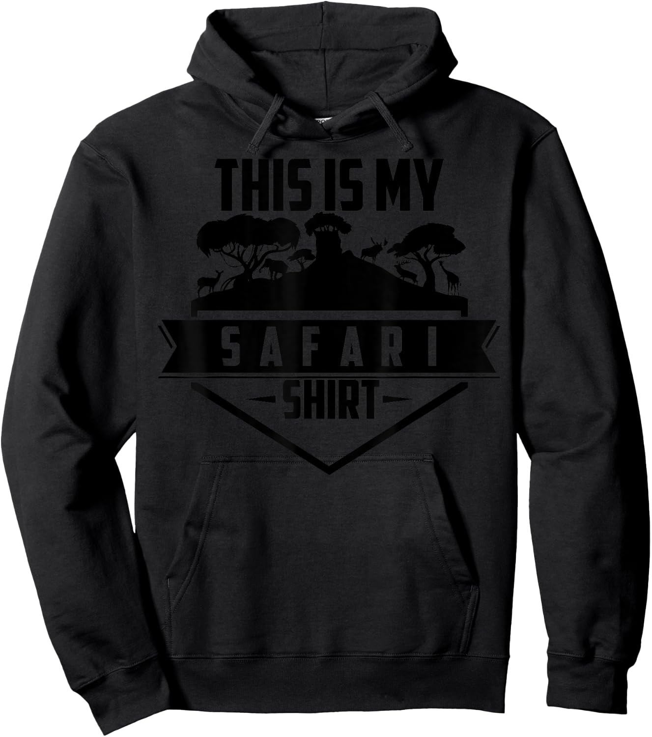 This Is My Safari Shirt | Cute South Africa Trip Funny Gift Hoodie - Hoodie | Black