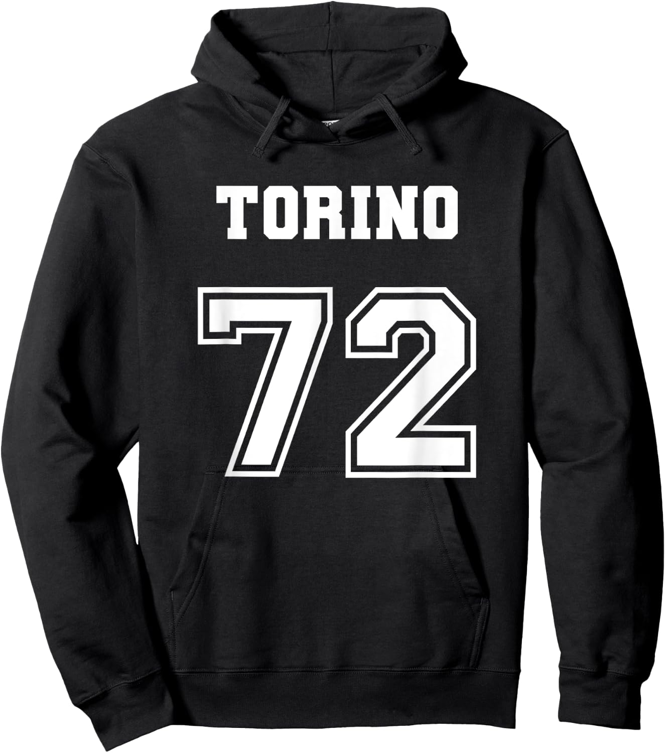 Jersey Style Torino 72 1972 Muscle Classic Car Hoodie - Hoodie | Black