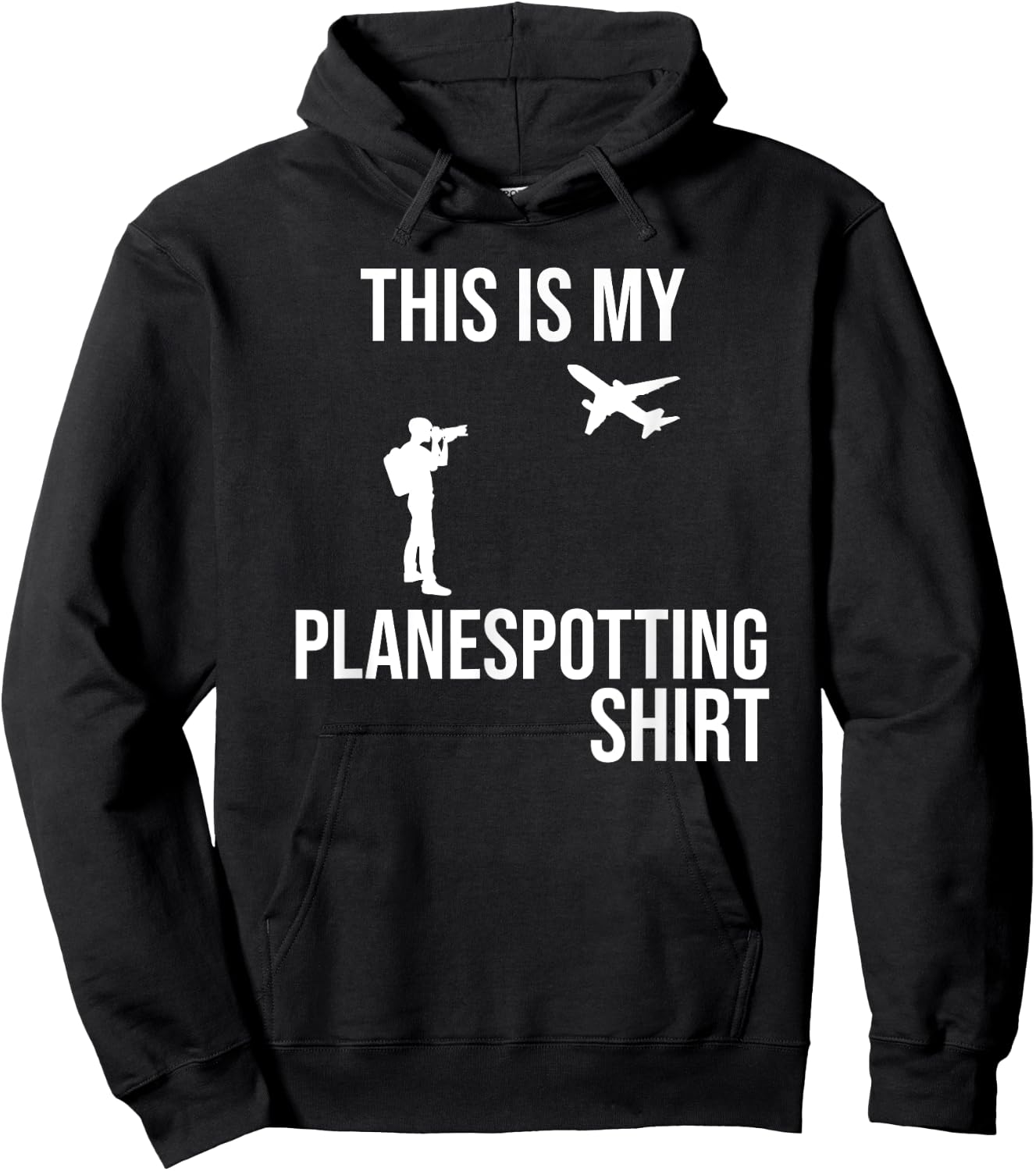 My Planespotting Shirt Planespotter Aviation Photographer Hoodie - Hoodie | Black