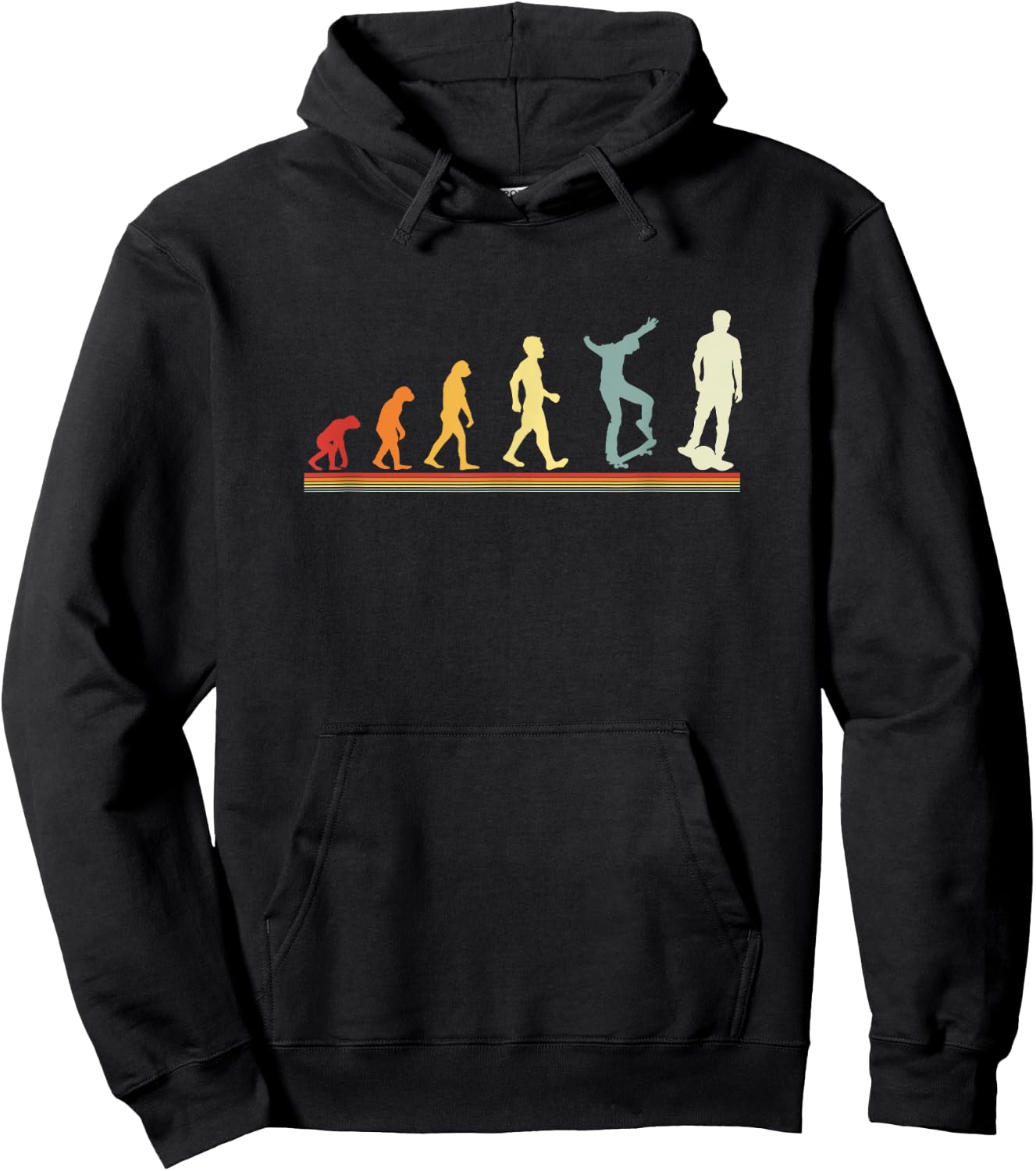 Evolution of One Wheel Electric Float Skateboard Owner Gifts Hoodie - Hoodie | Black