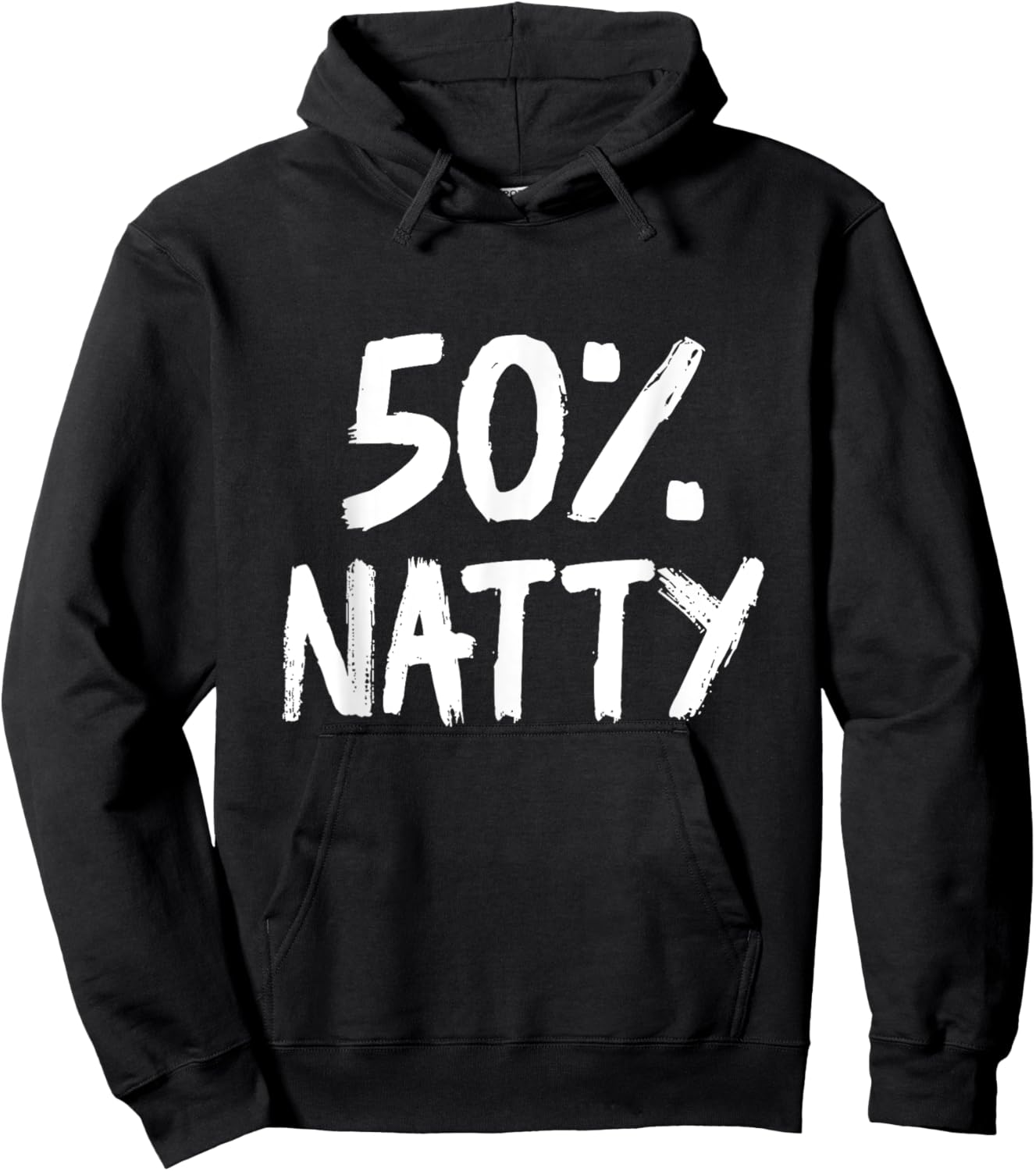 Funny 50 Percent Natty Steroid Joke Bodybuilding Hoodie - Hoodie | Black