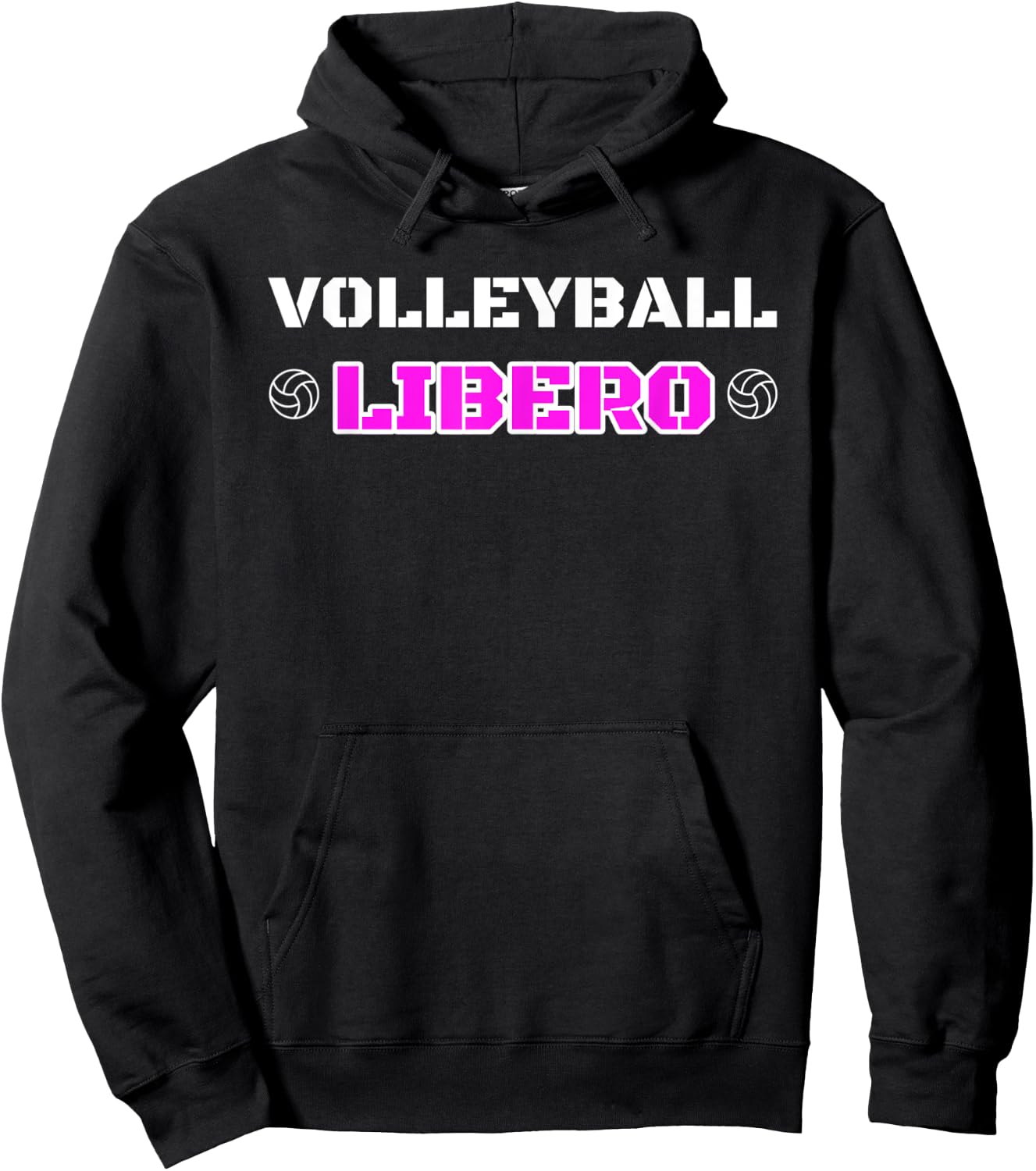 Volleyball Player Libero Position Hoodie - Hoodie | Black