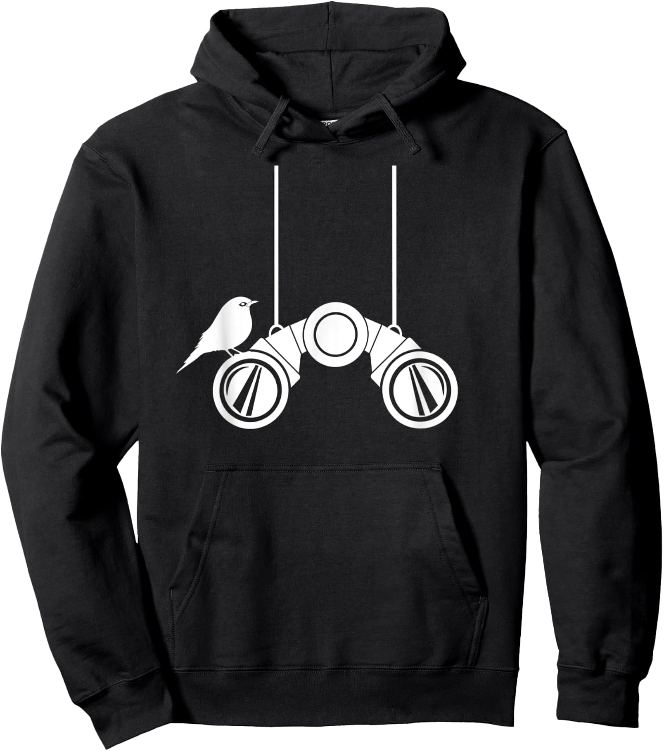 Hanging binoculars Birdwatchers costume ideas Bird watching Hoodie - Hoodie | Black