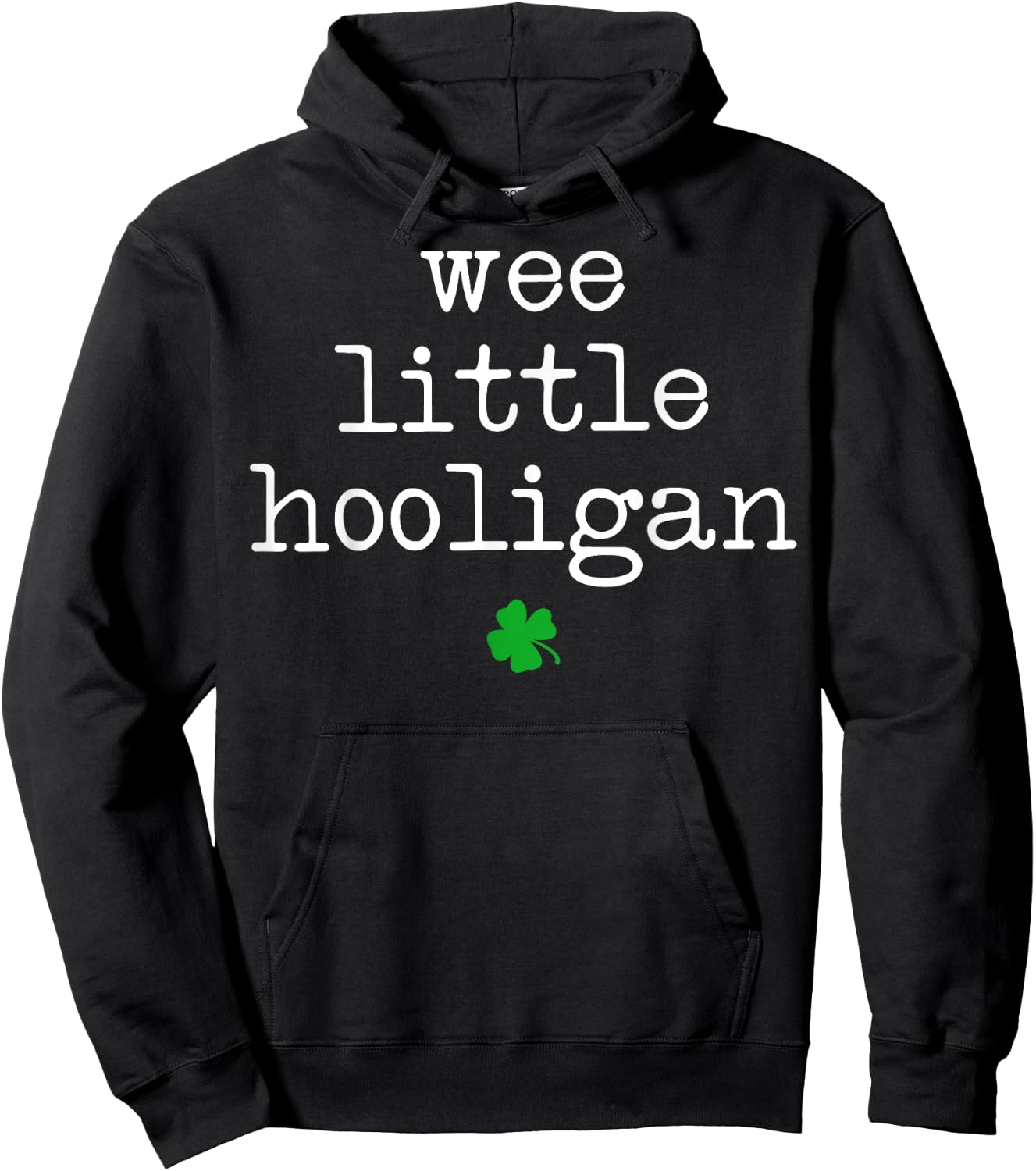 Wee Little Hooligan Hoodie - Hoodie | Black