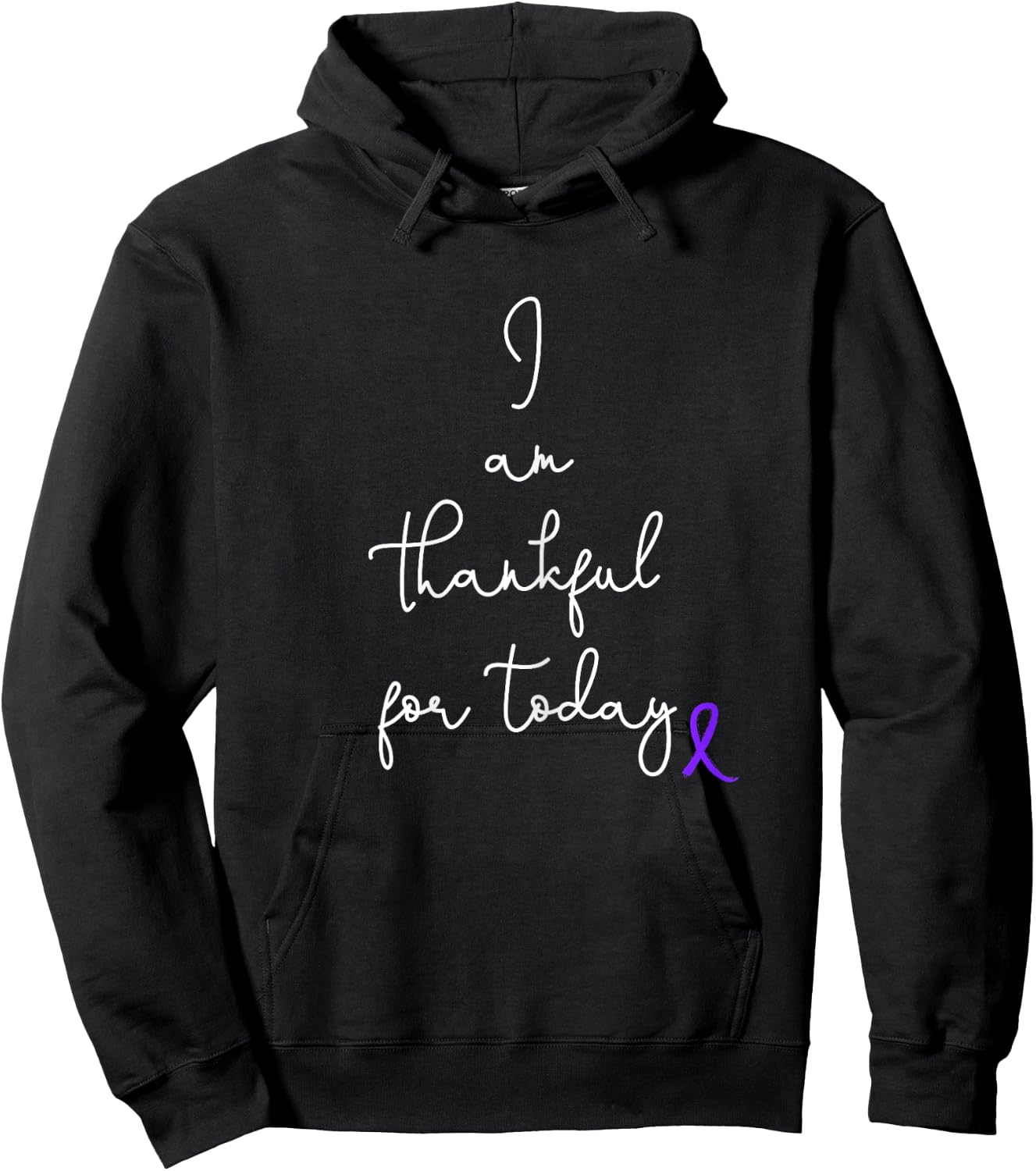 Fighting Pancreatic Cancer Product Gift Battle Through Chemo Hoodie - Hoodie | Black