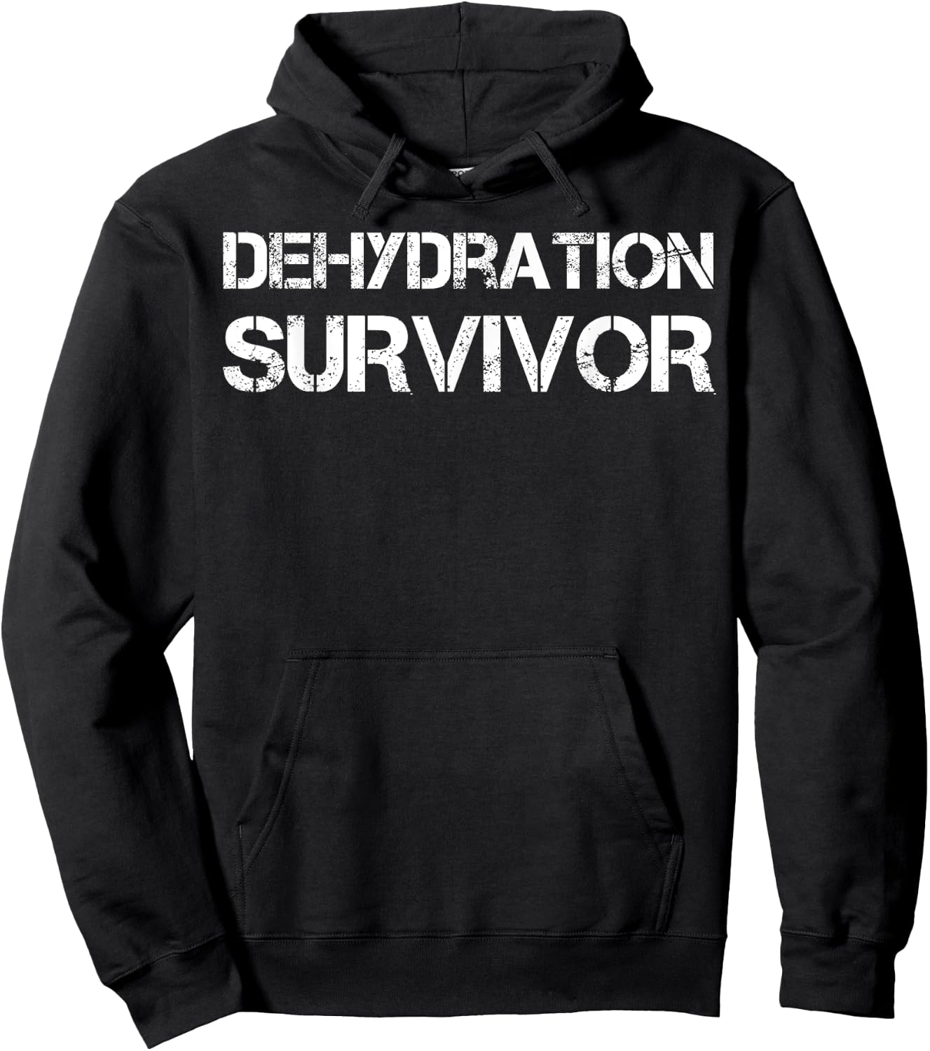 Dehydration Survivor Hoodie - Hoodie | Black
