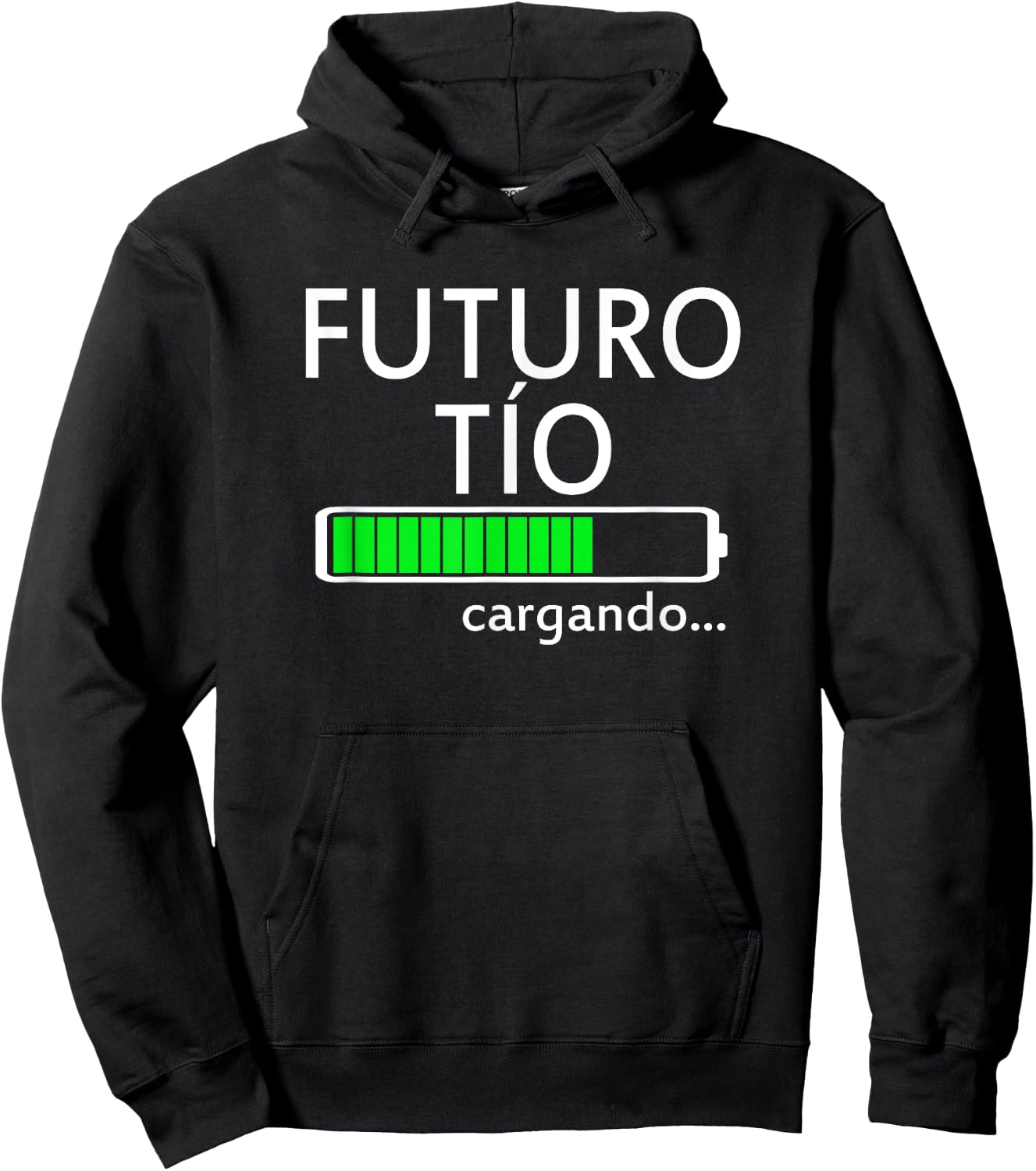 Futuro Tio Cargando Spanish Uncle Pregnancy Announcement Hoodie - Hoodie | Black