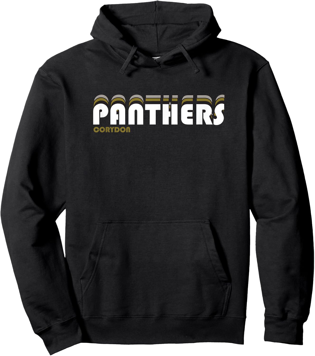 AS Corydon Panthers Retro Old School Hoodie - Hoodie | Black