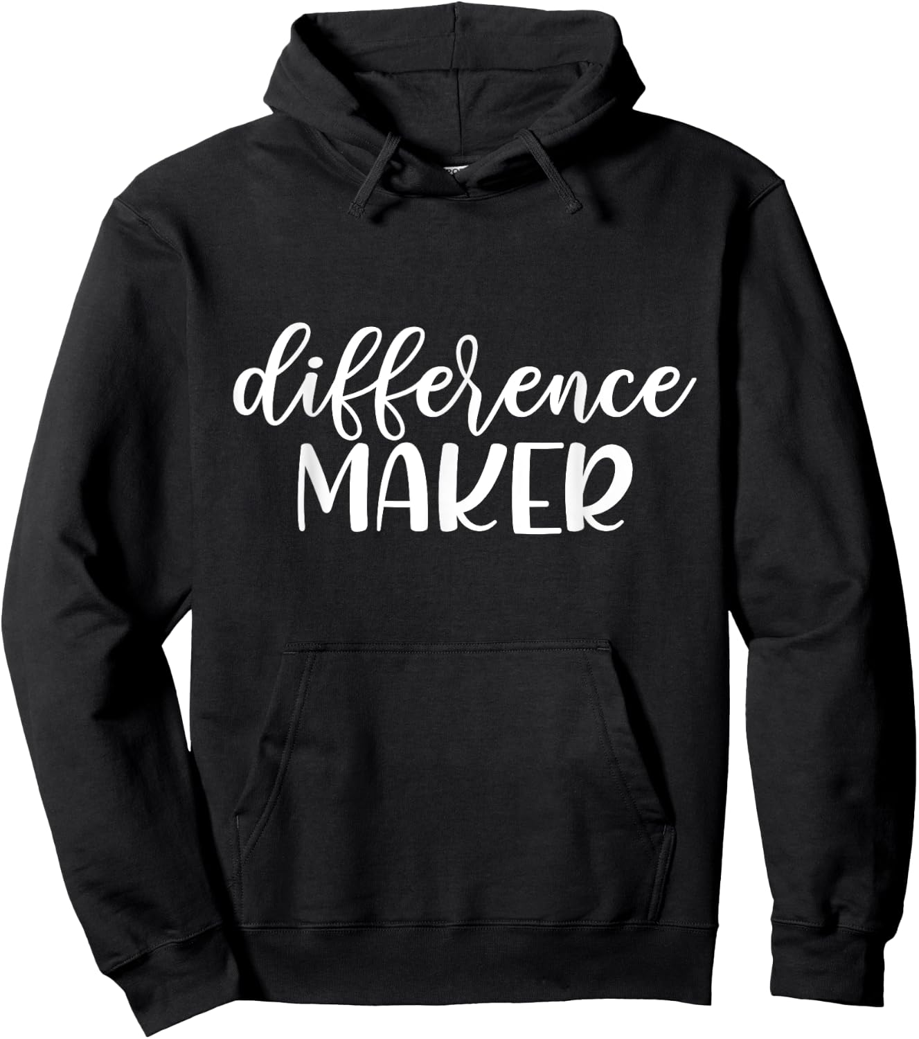 Difference Maker, Be The Change, Make a Difference, Empower Hoodie - Hoodie | Black