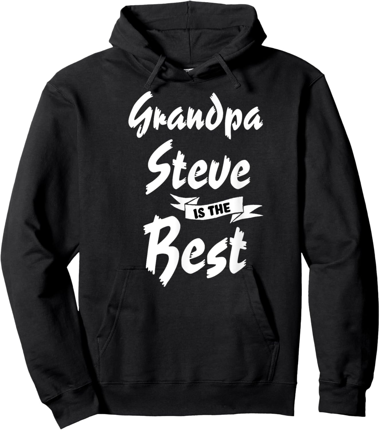 Grandpa Steve is the Best Steve Hoodie - Hoodie | Black