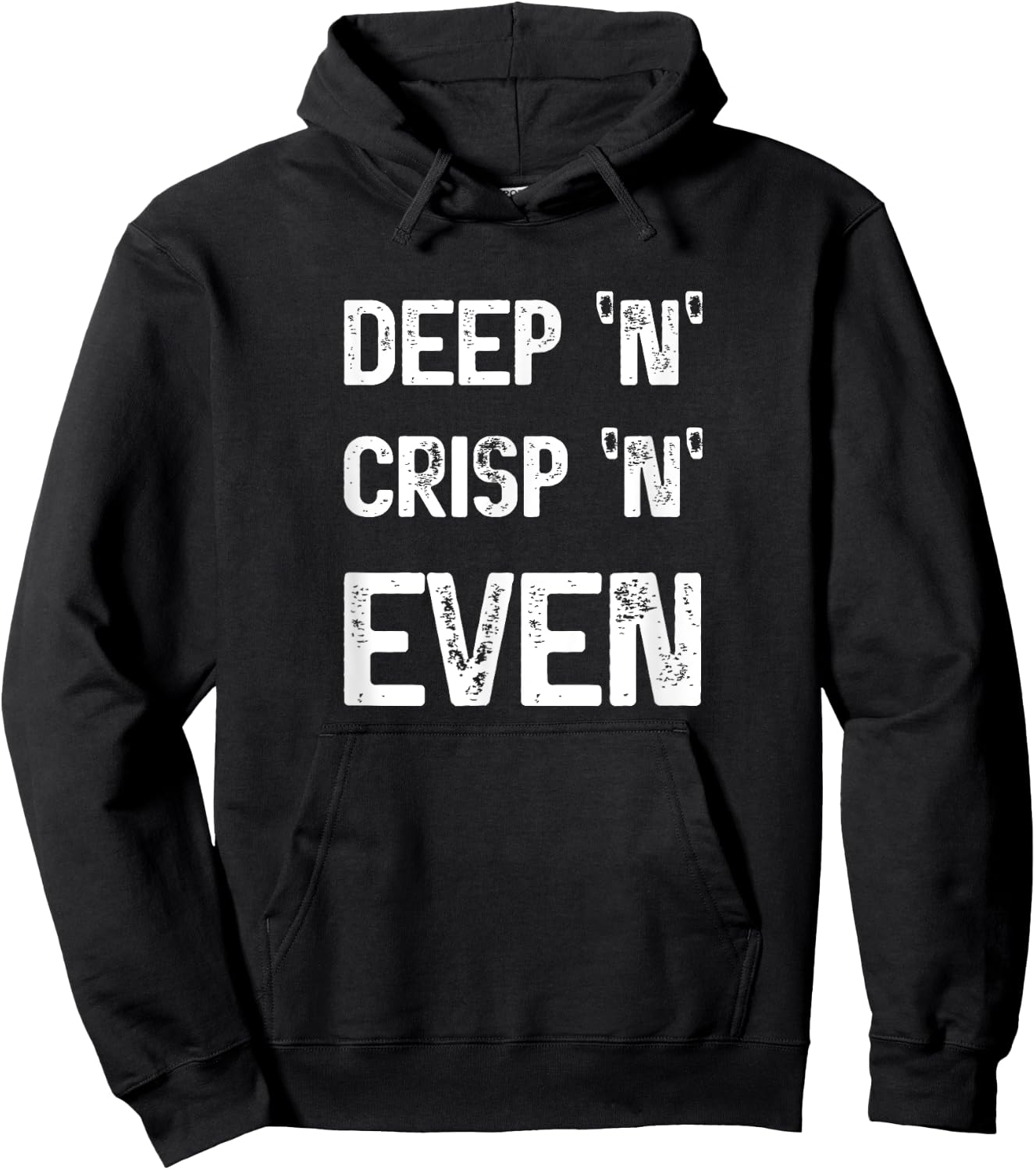 Good King Wenceslas s 'Deep n Crisp n Even' Christmas Carol Hoodie - Hoodie | Black