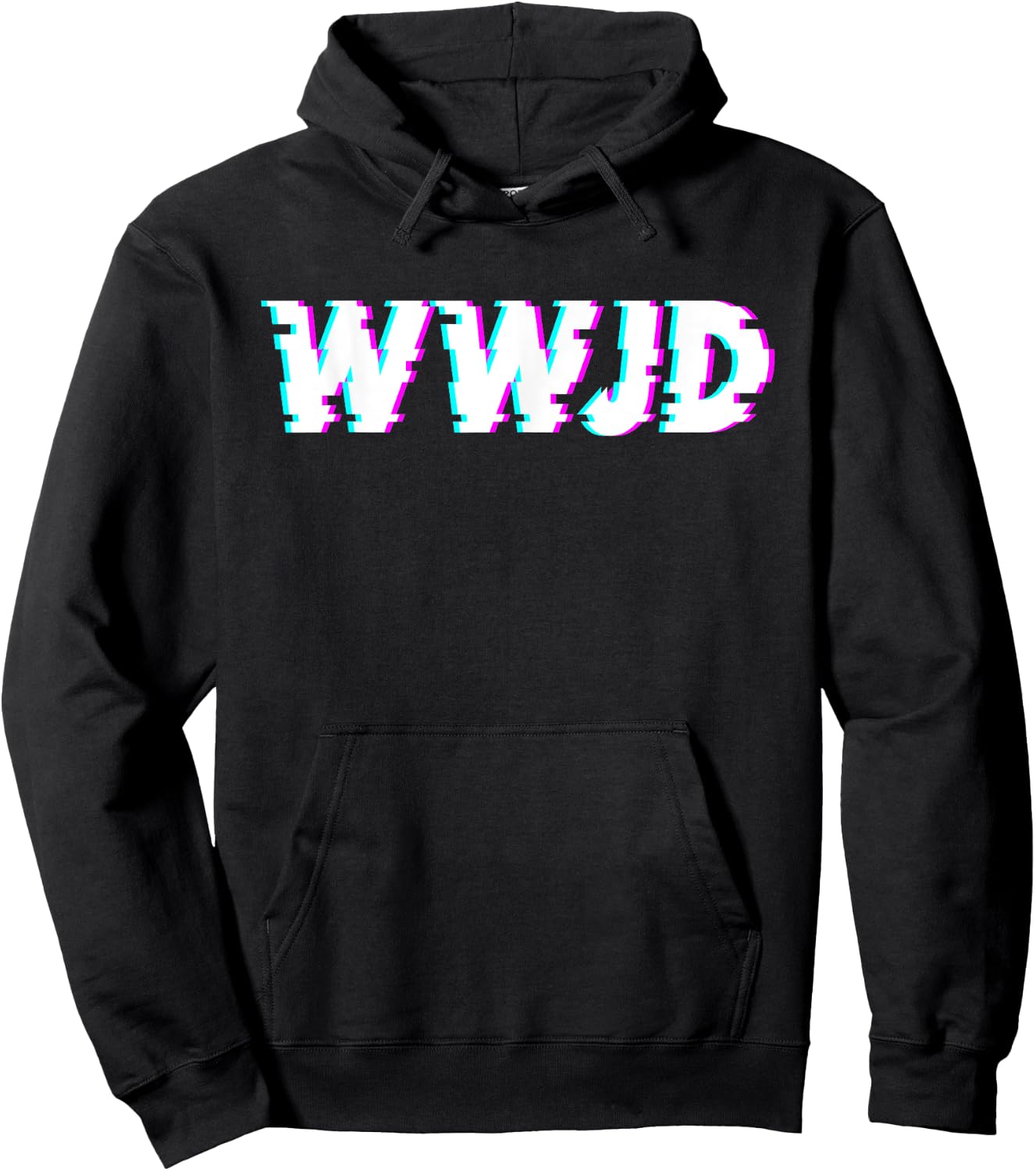 What Would Jesus Do? WWJD Christian Faith Believer Hoodie - Hoodie | Black