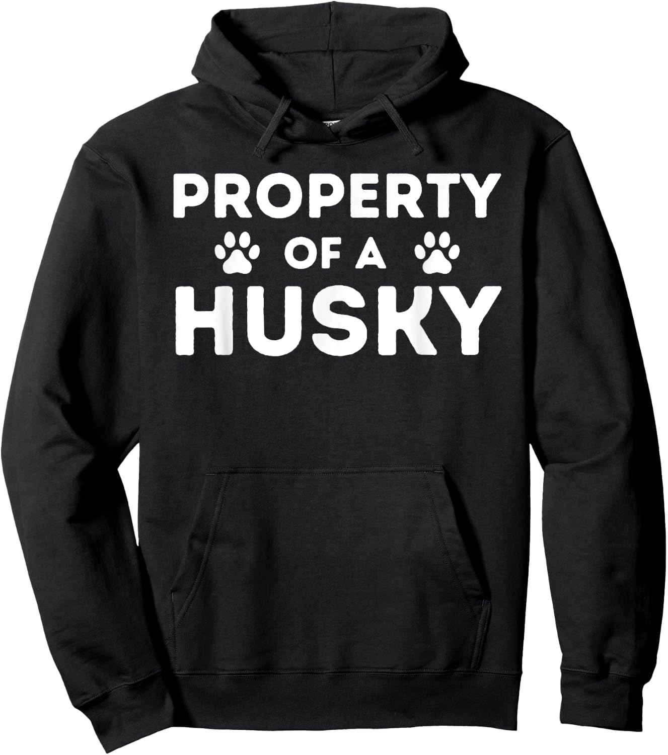 Property of A Husky - Siberian Husky Lover Sibe Owner Dog Women Girls Kids Hoodie - Hoodie | Black