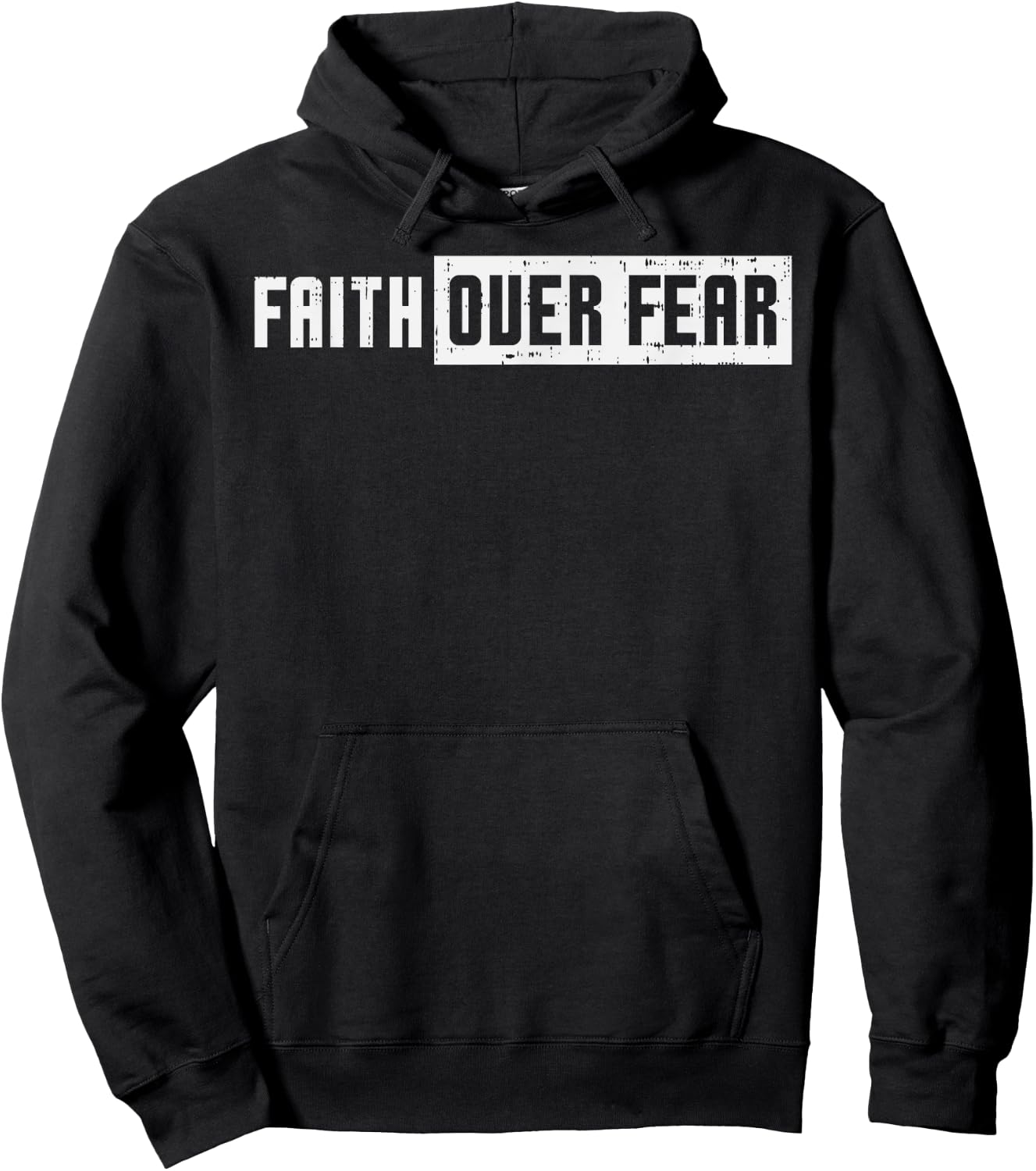 Faith Over Fear Jesus Christian Catholic Religion God Gift Hoodie - Hoodie | Black