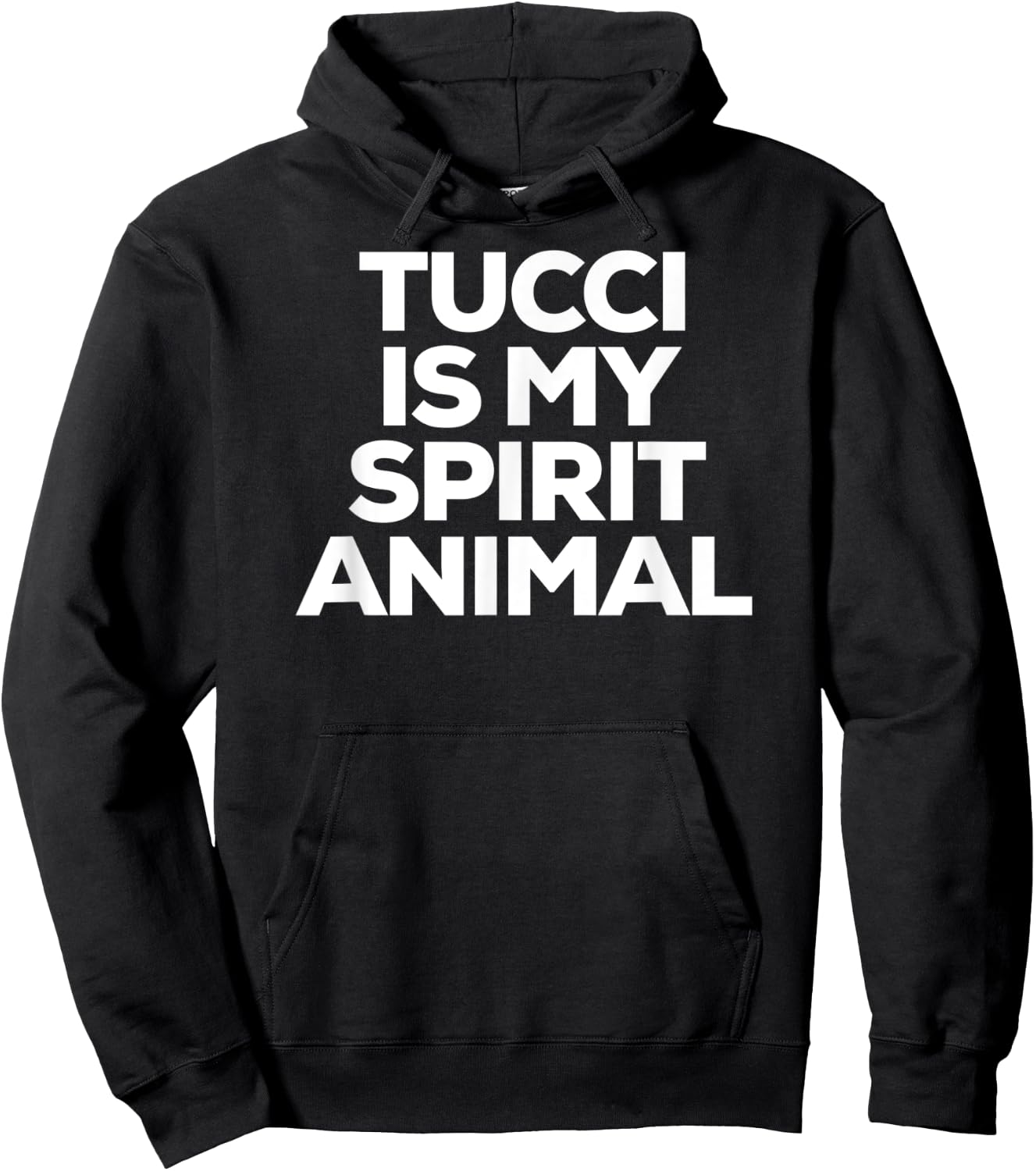 Tucci Is My Spirit Animal Hoodie - Hoodie | Black