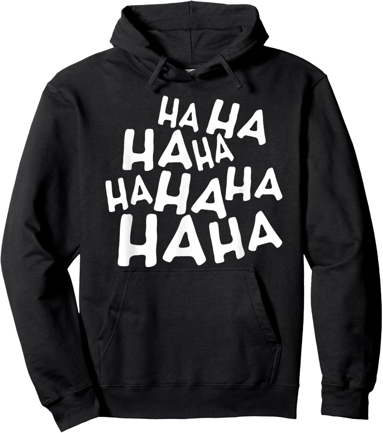 Haha Haha Hoodie - Hoodie | Black