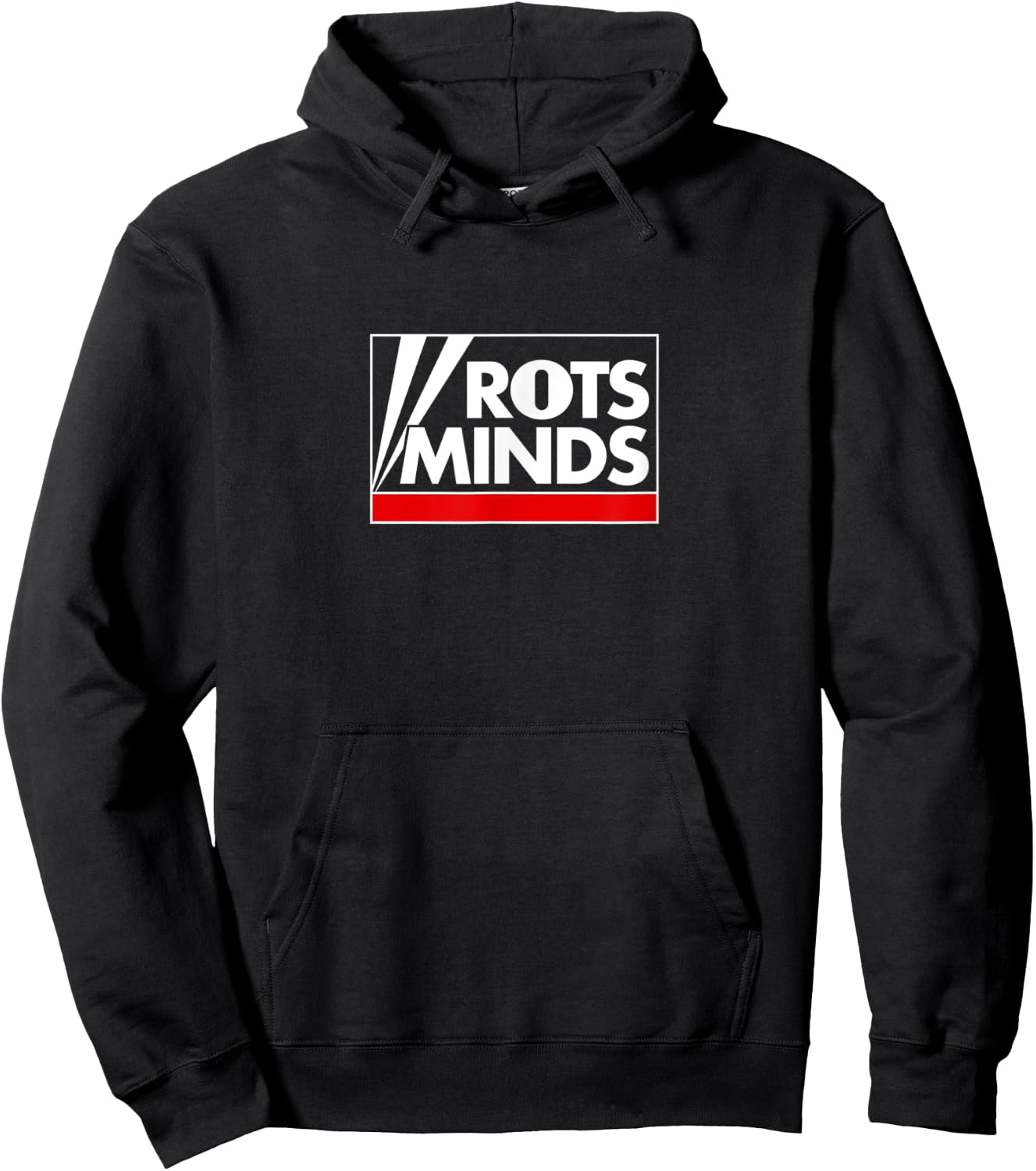 Rots Minds Faux News Channel Hoodie - Hoodie | Black