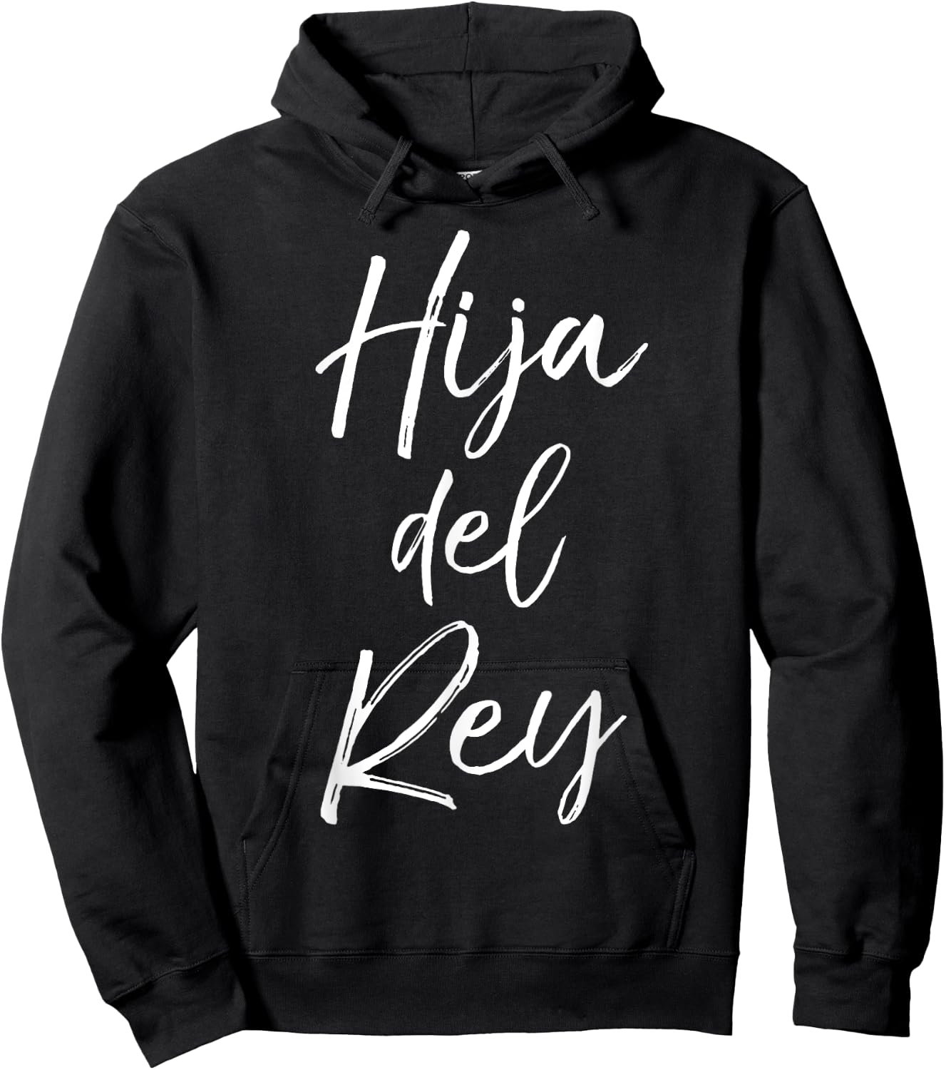 Español Christian Daughter Gift Spanish Women Hija Del Rey Hoodie - Hoodie | Black