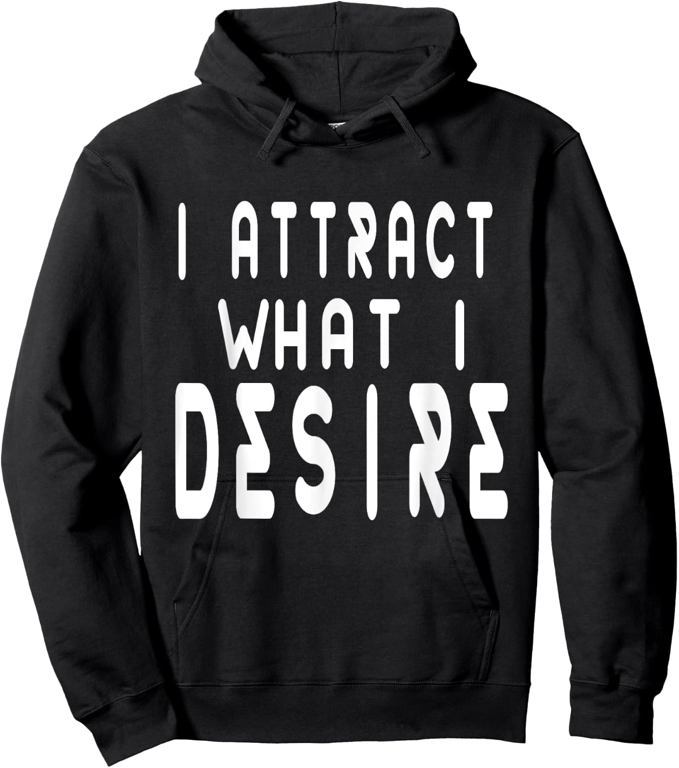 Manifestation Quote Believe I Attract What I Desire Faith Hoodie - Hoodie | Black