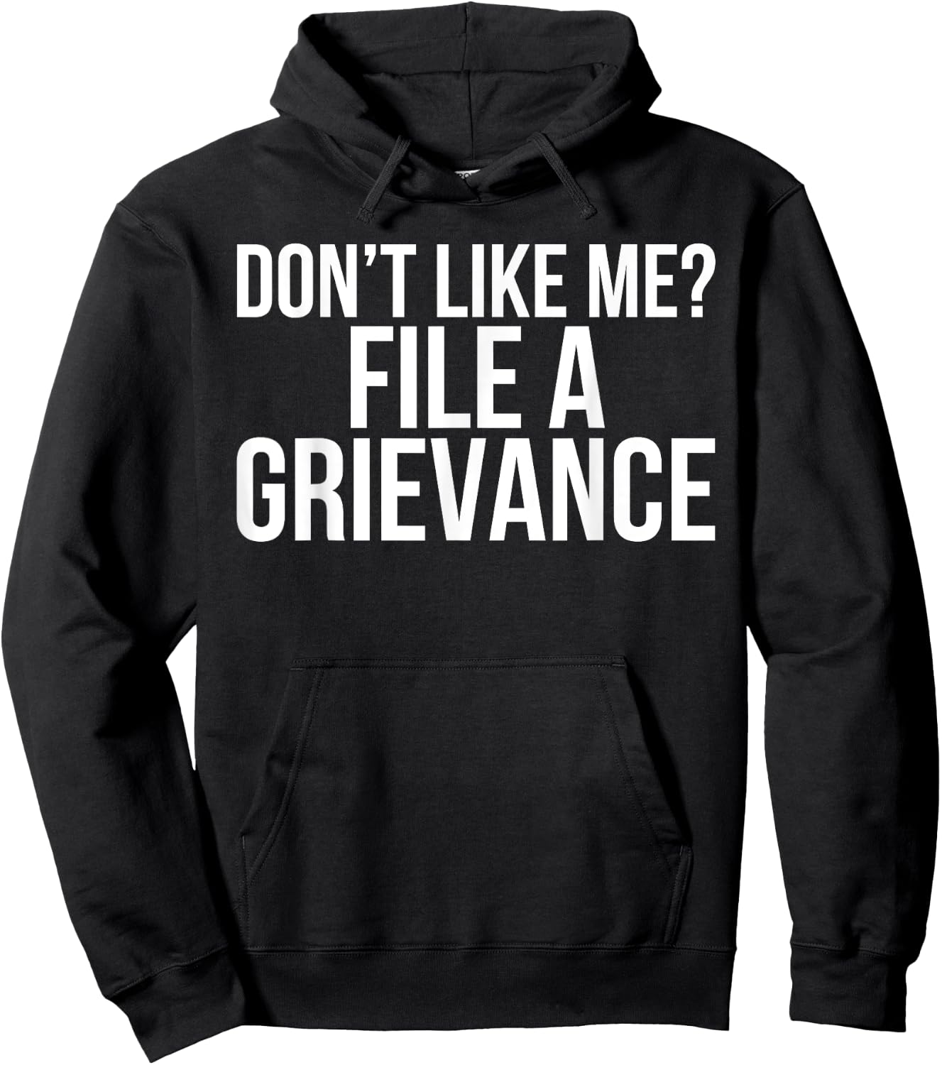 File A Grievance Funny Unionized Employee Union Quote Hoodie - Hoodie | Black