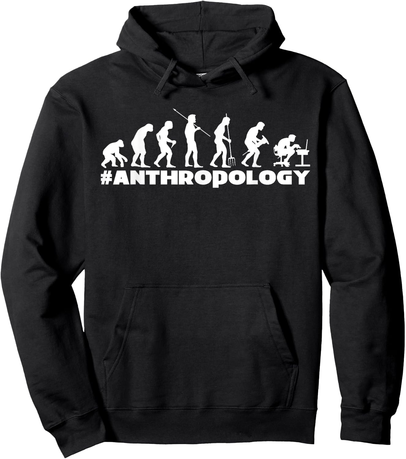 Anthropology Evolution Human Anthropologist Hoodie - Hoodie | Black