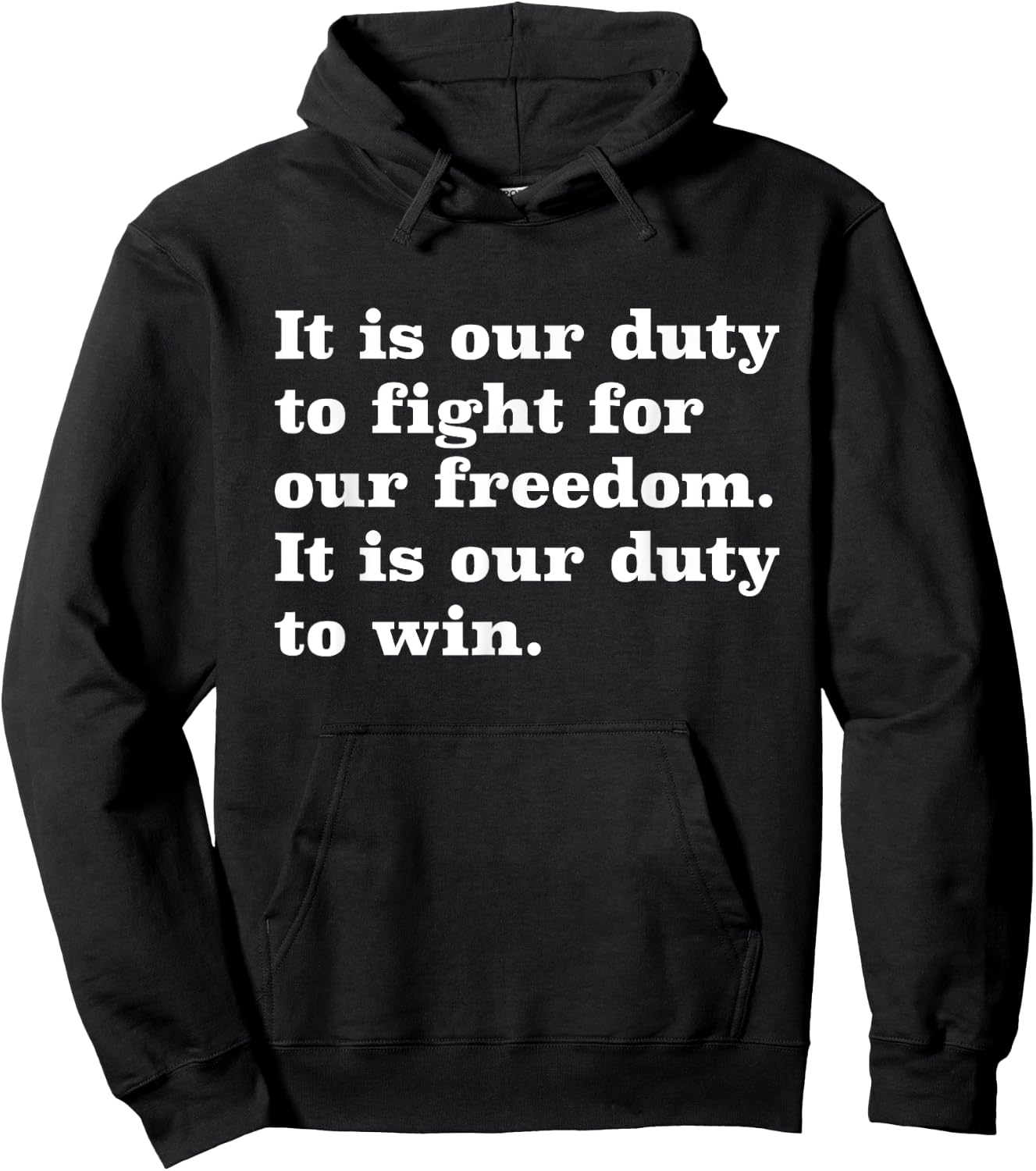 It Is Our Duty To Fight For Our Freedom Assata Quote Hoodie - Hoodie | Black