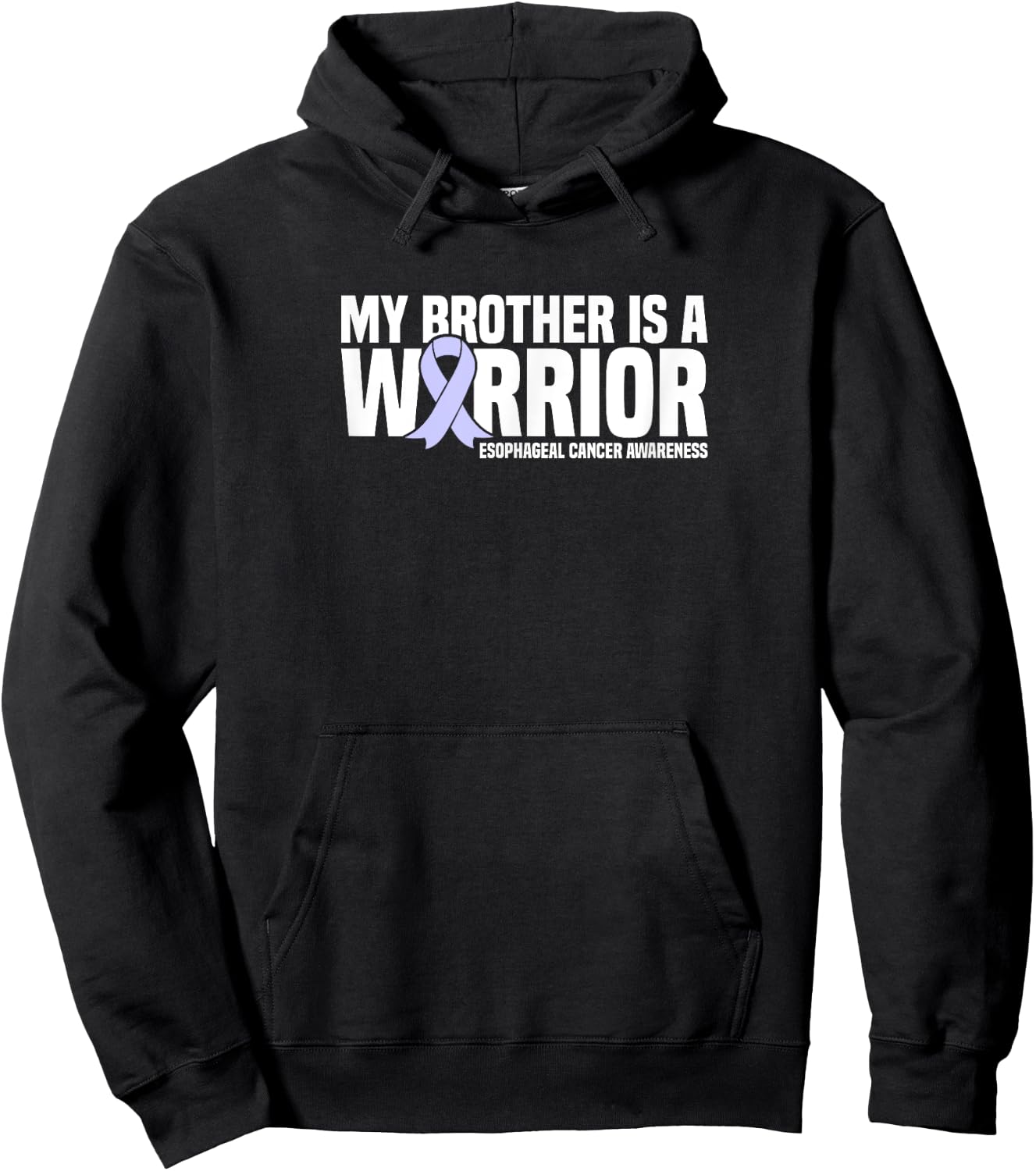 My Brother is a Warrior Esophageal Cancer Awareness Hoodie - Hoodie | Black