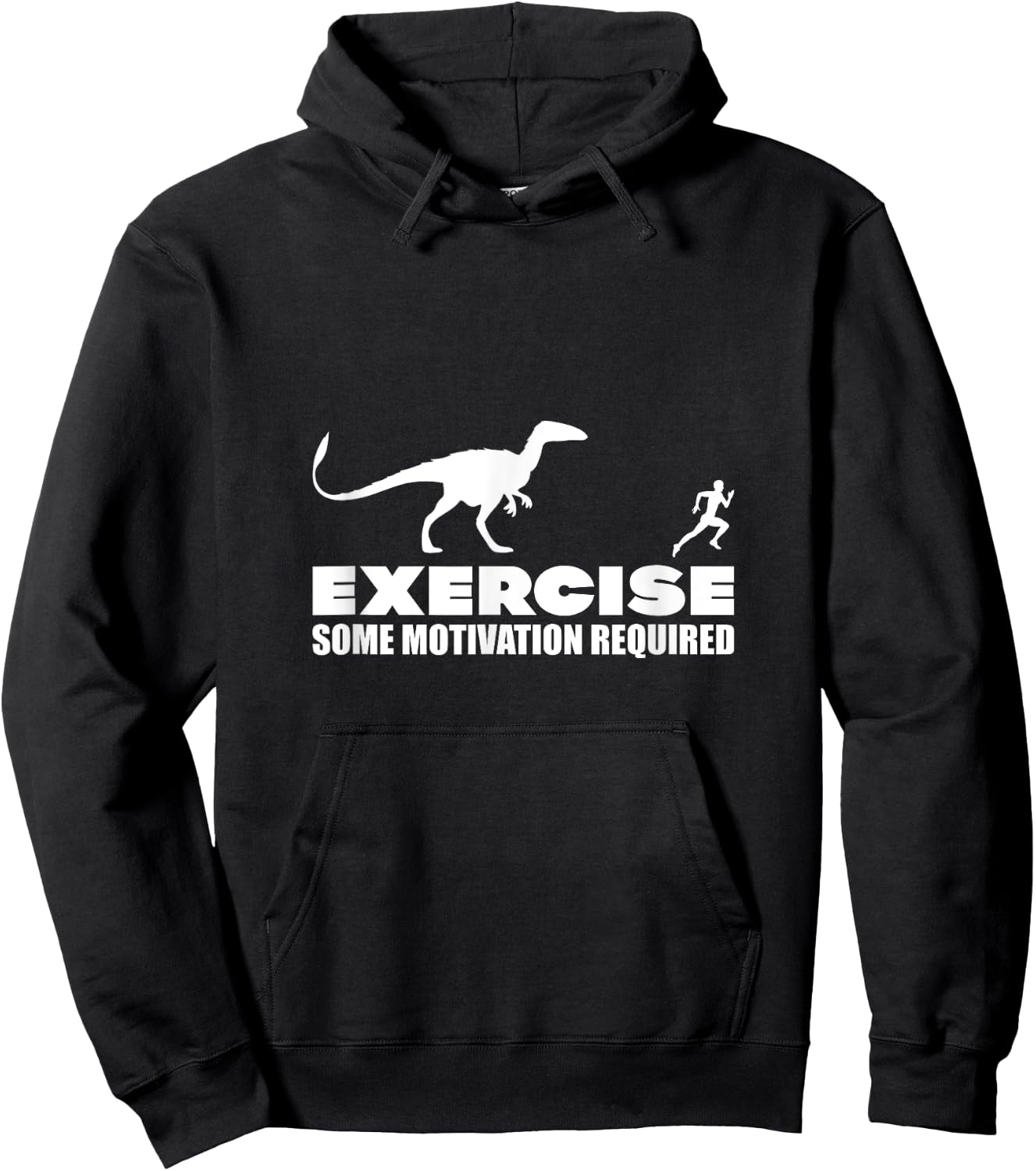 Exercise, Some Motivation Required Hoodie - Hoodie | Black