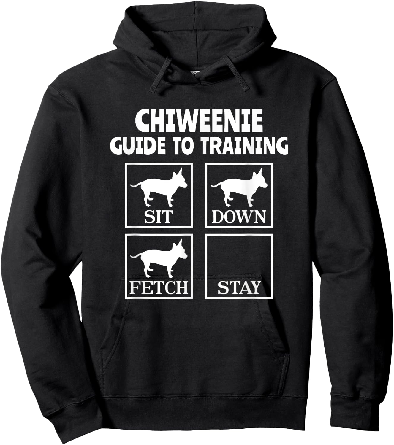 Chiweenie Guide To Training Chiweenie Mom Dad Dog Lover Hoodie - Hoodie | Black