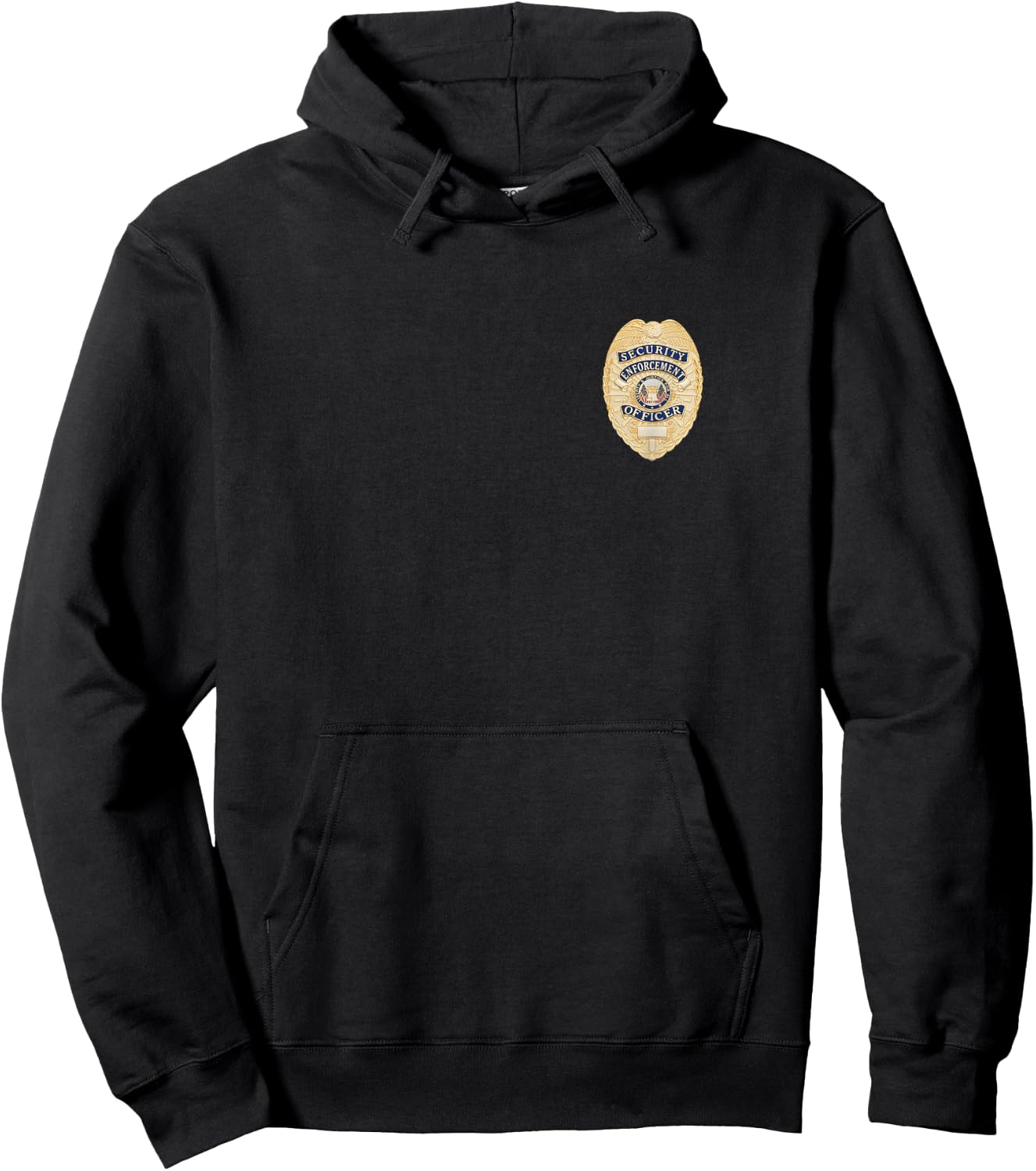Security Officer Enforcement Badge Police Guards Uniform Hoodie - Hoodie | Black