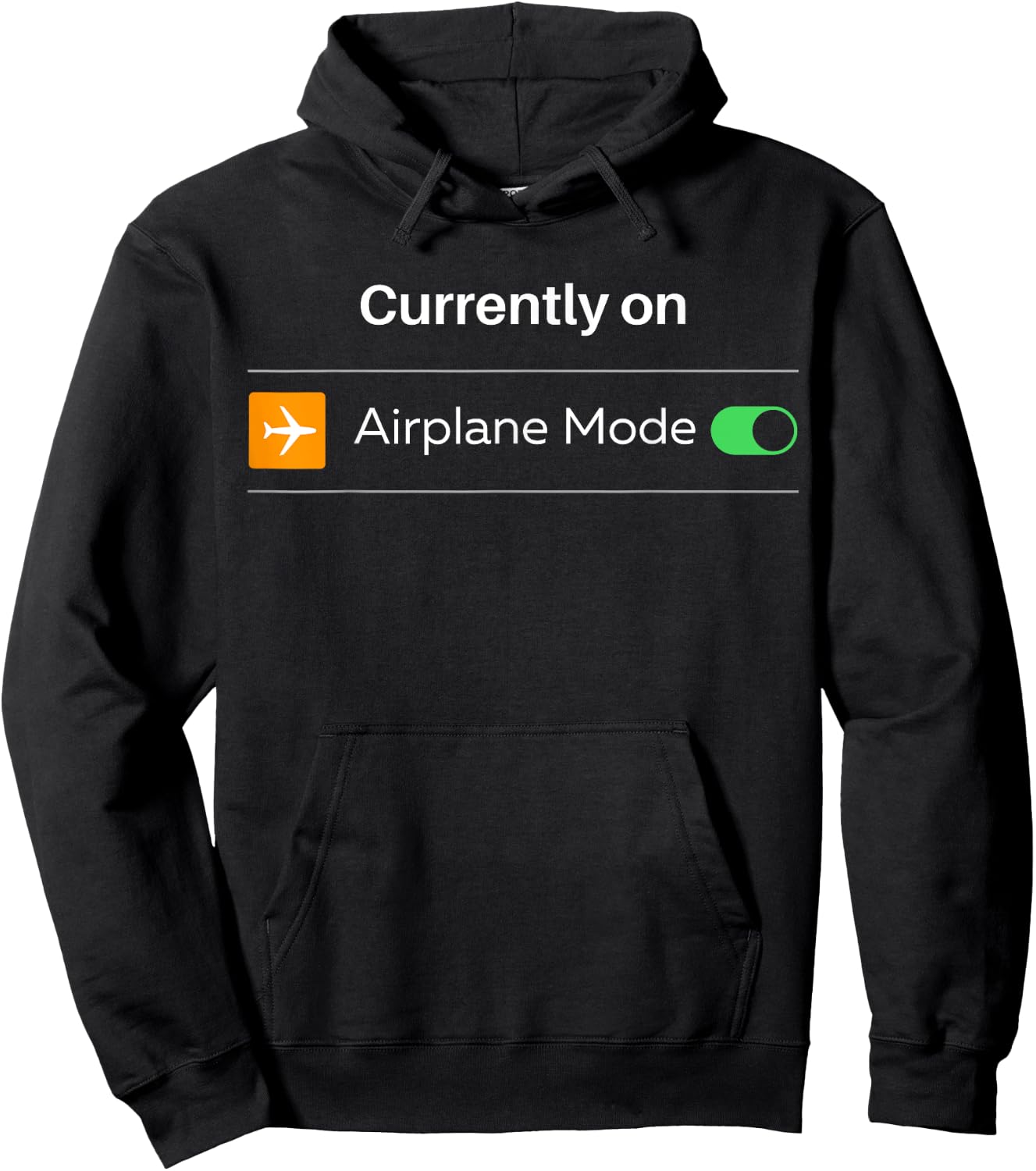 Currently On Airplane Mode Funny Pilot Flying Introvert Gift Hoodie - Hoodie | Black