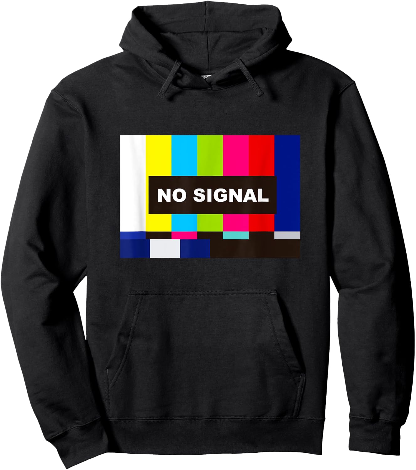 Nostalgia Shirts - Analog Television No Signal Hoodie - Hoodie | Black