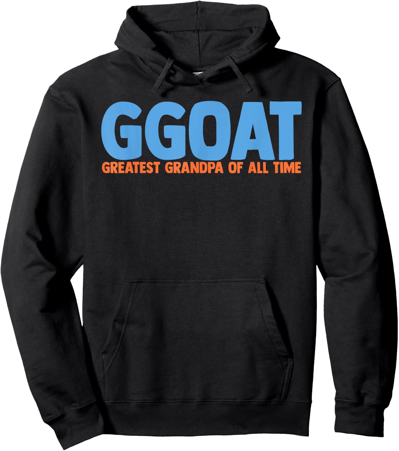 Funny Greatest Grandpa Of All Time Grandfather Quote Hoodie - Hoodie | Black