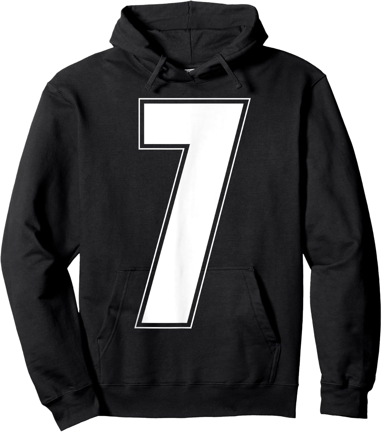 Halloween Group Costume #7 Sports Jersey Number 7 Hoodie - Hoodie | Black