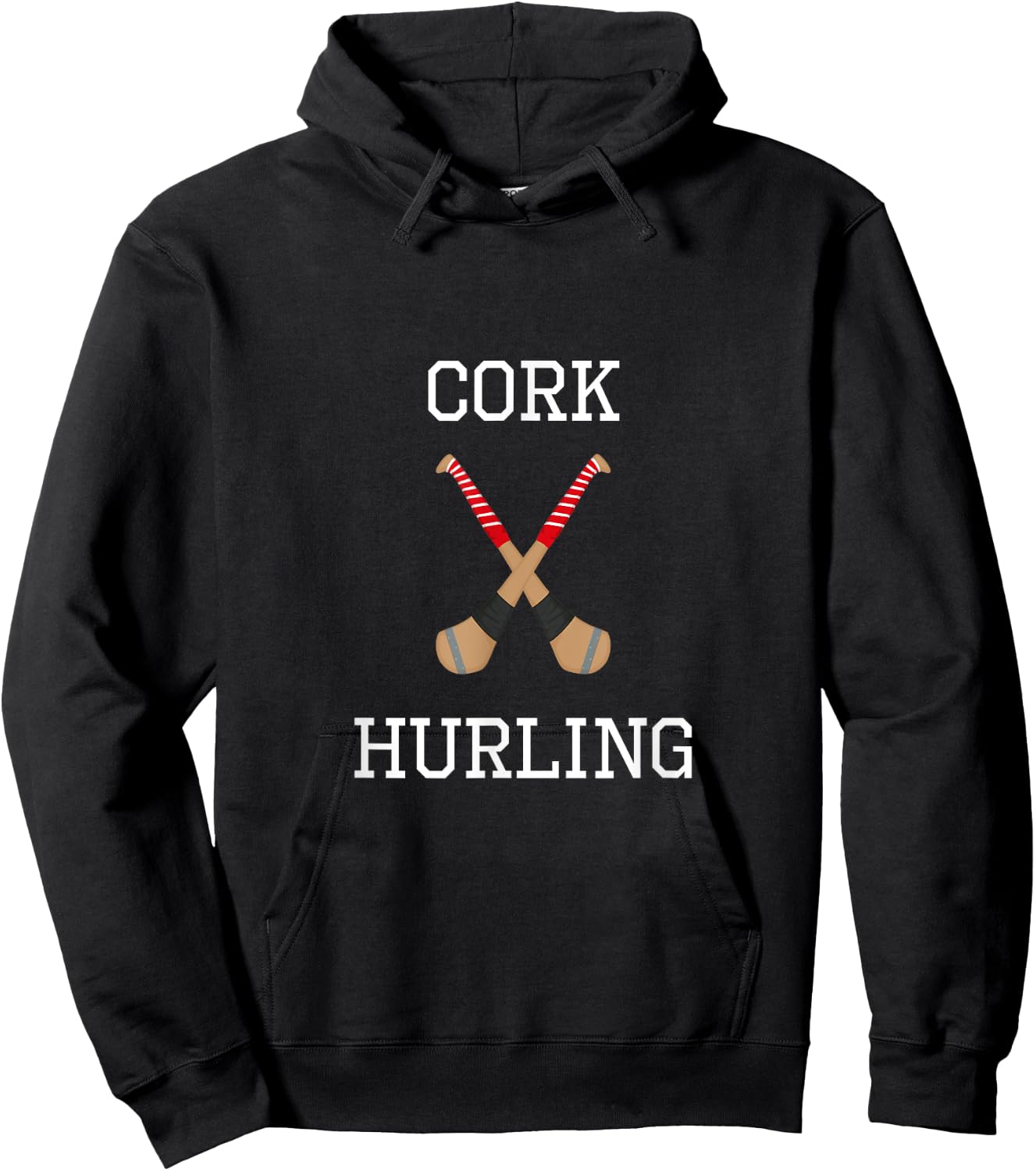 Cork Hurling Irish County Ireland Hurling Hoodie - Hoodie | Black