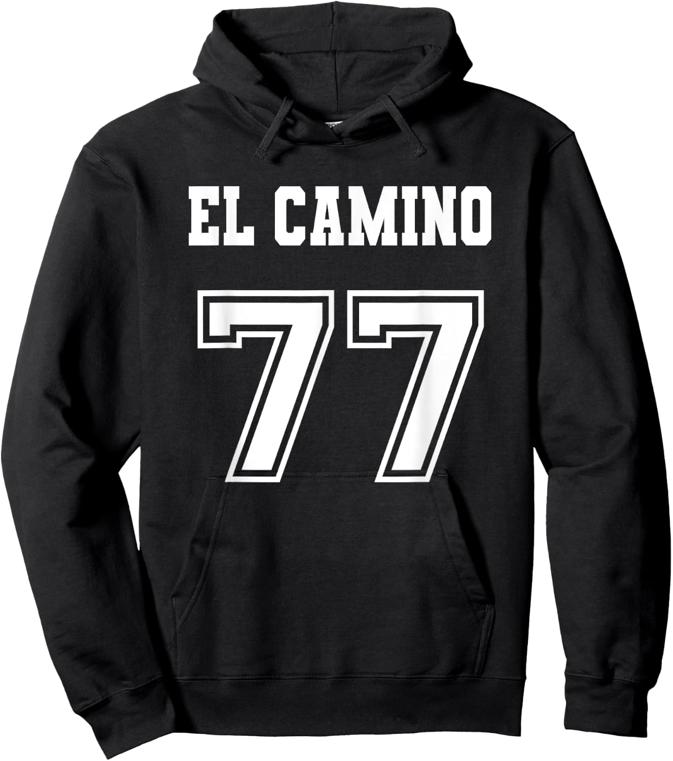 Jersey Style El Camino 77 1977 Hoodie - Hoodie | Black