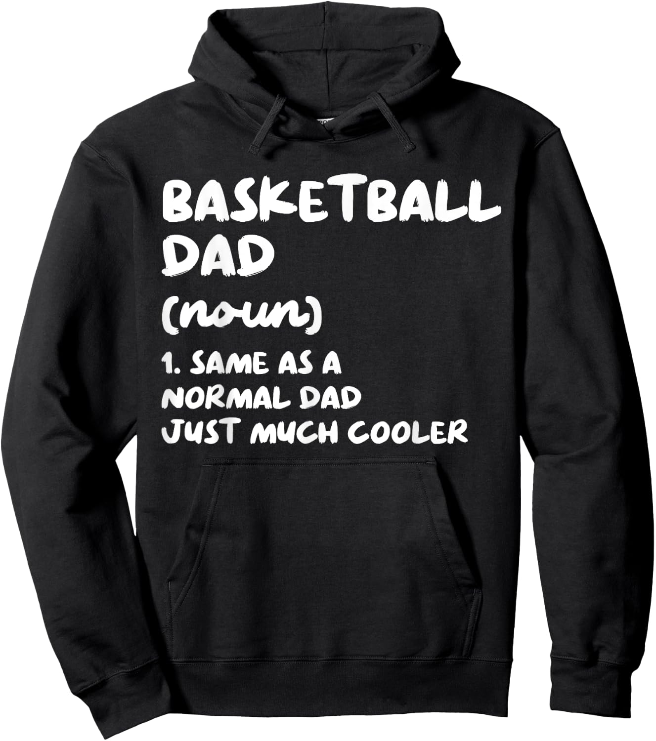 Basketball Dad Definition Funny Hoodie - Hoodie | Black
