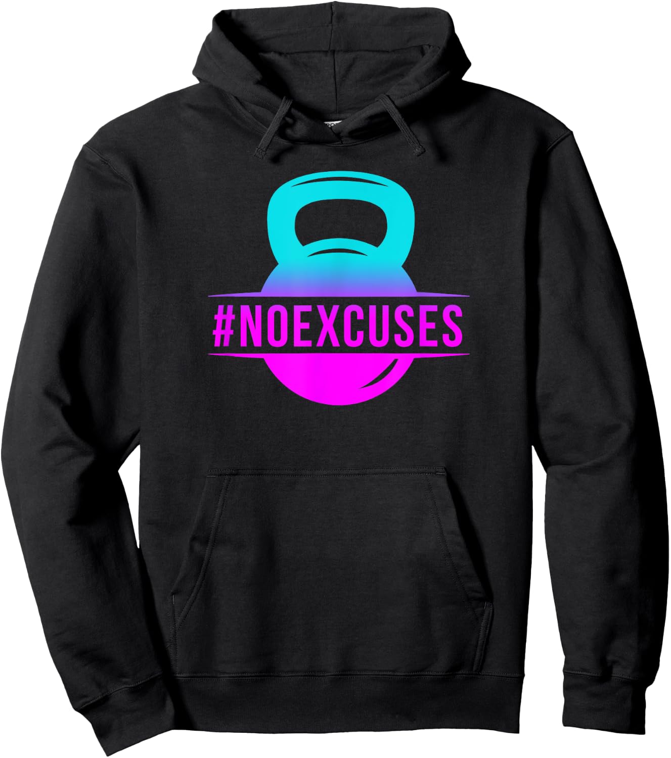 No Excuses Workout Shirts Girls Gift Hoodie - Hoodie | Black