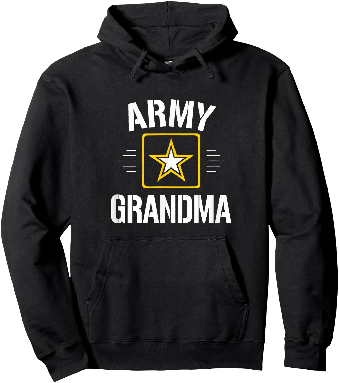 Army Grandma Hoodie - Hoodie | Black