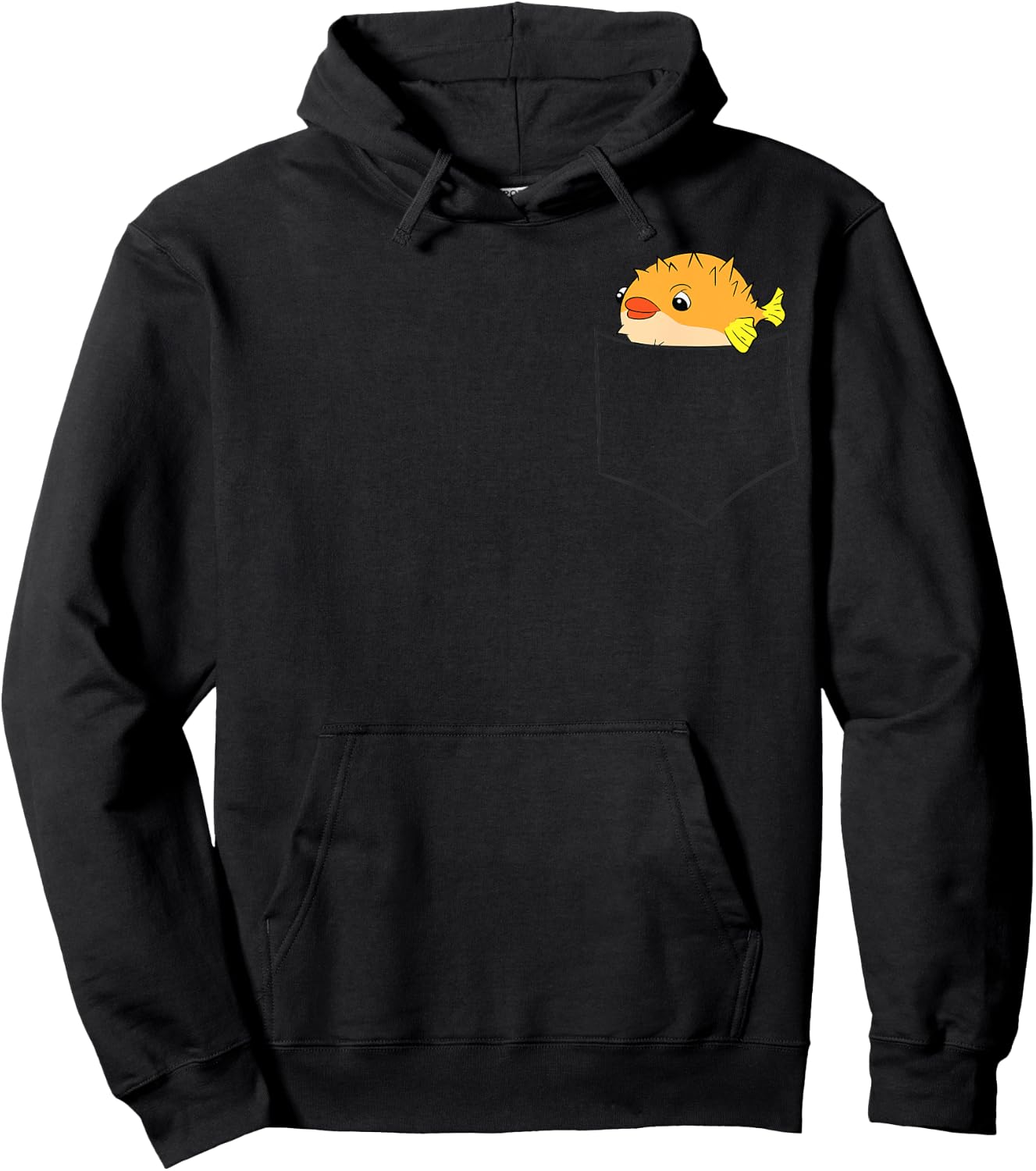 Funny Pufferfish In The Pocket Pufferfish Hoodie - Hoodie | Black
