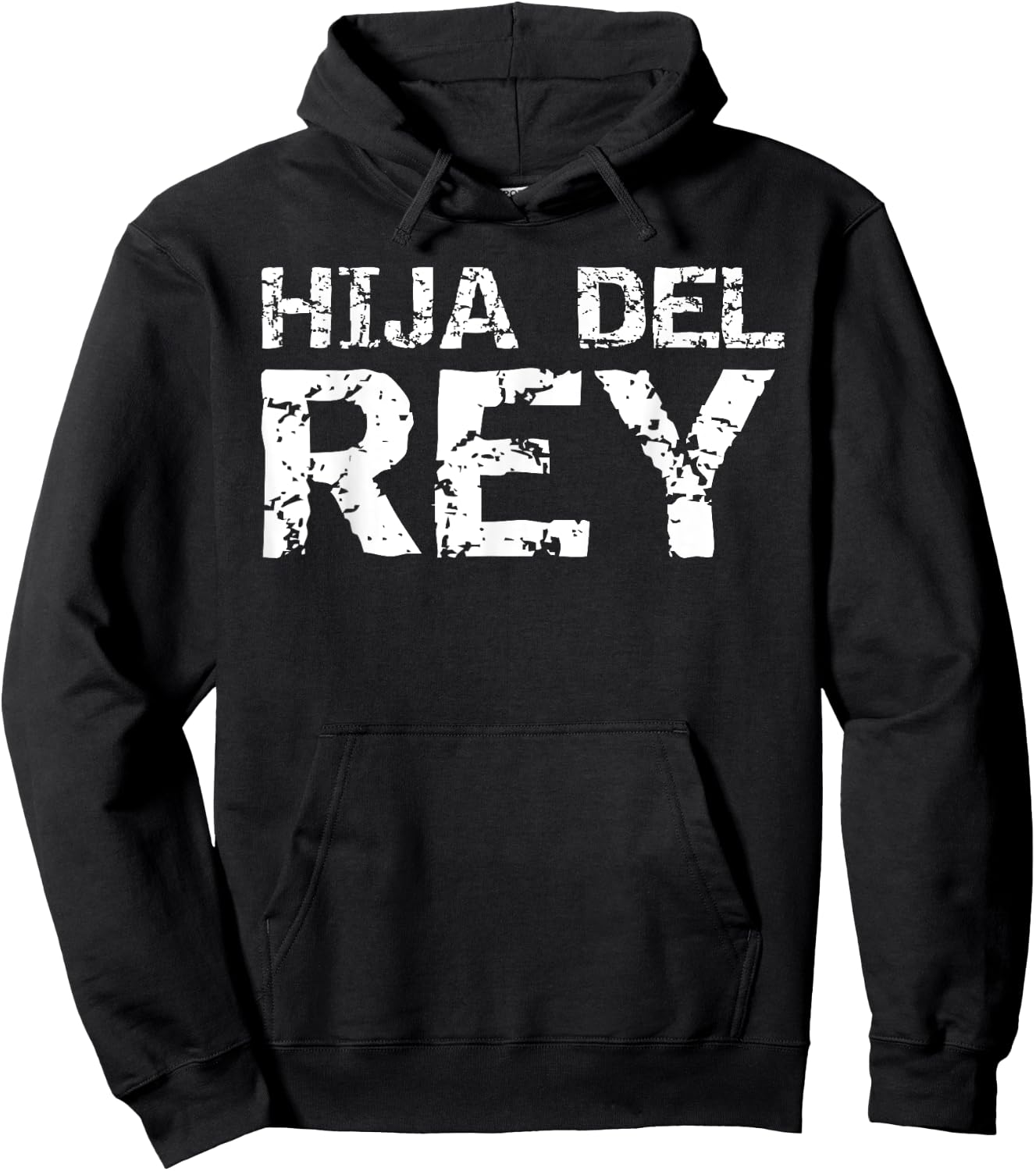 Spanish Christian Royalty Quote Español Gift Hija Del Rey Hoodie - Hoodie | Black