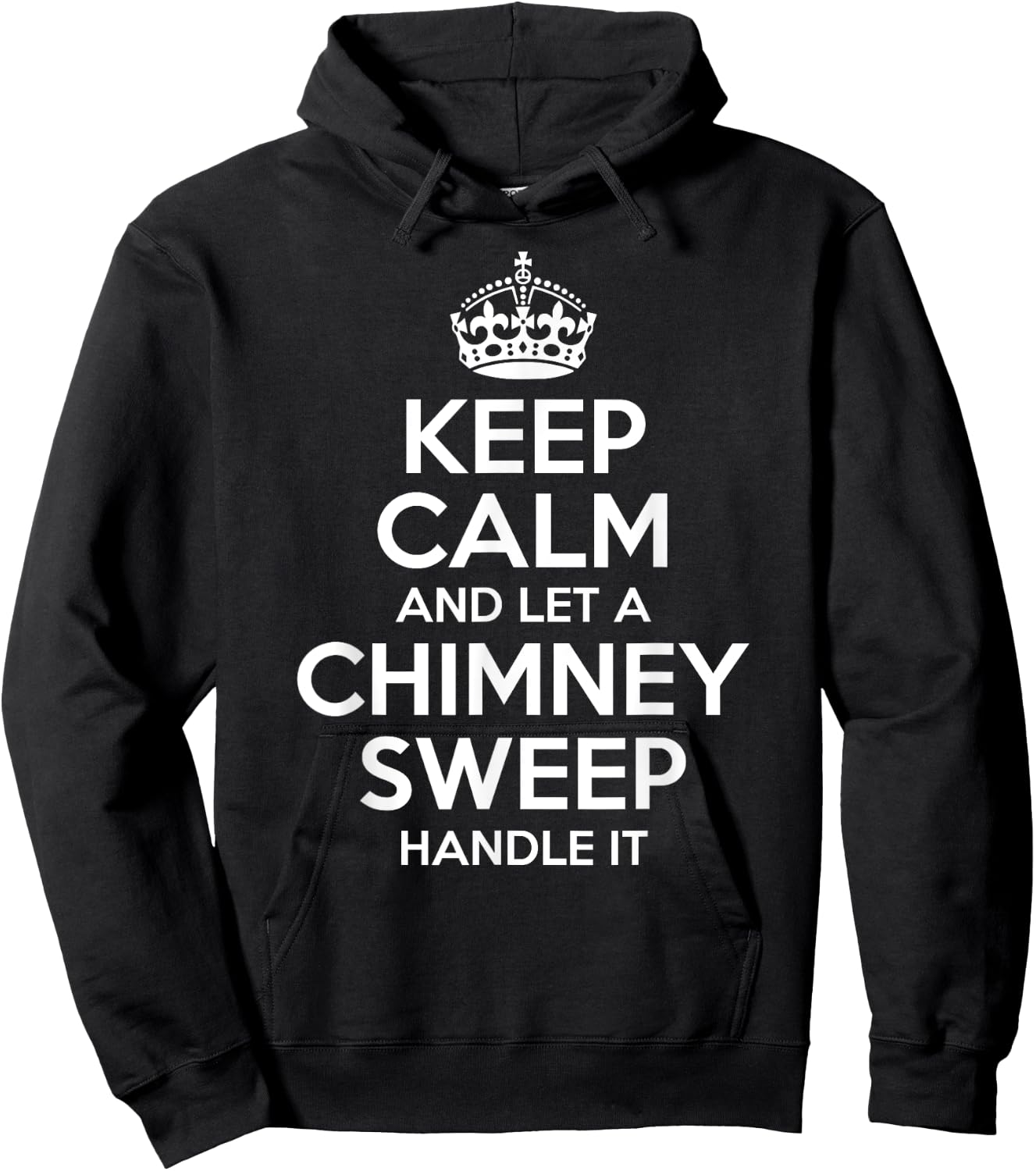 CHIMNEY SWEEP Gift Funny Job Title Profession Birthday Idea Hoodie - Hoodie | Black