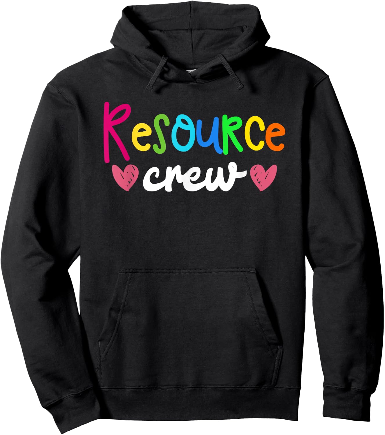 Resource Crew Special Education Teacher Special Ed Gift Women Hoodie - Hoodie | Black