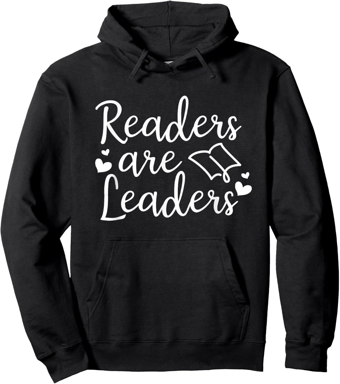 Readers Are Leaders - Book Lovers Outfit Book Reader Gift Hoodie - Hoodie | Black
