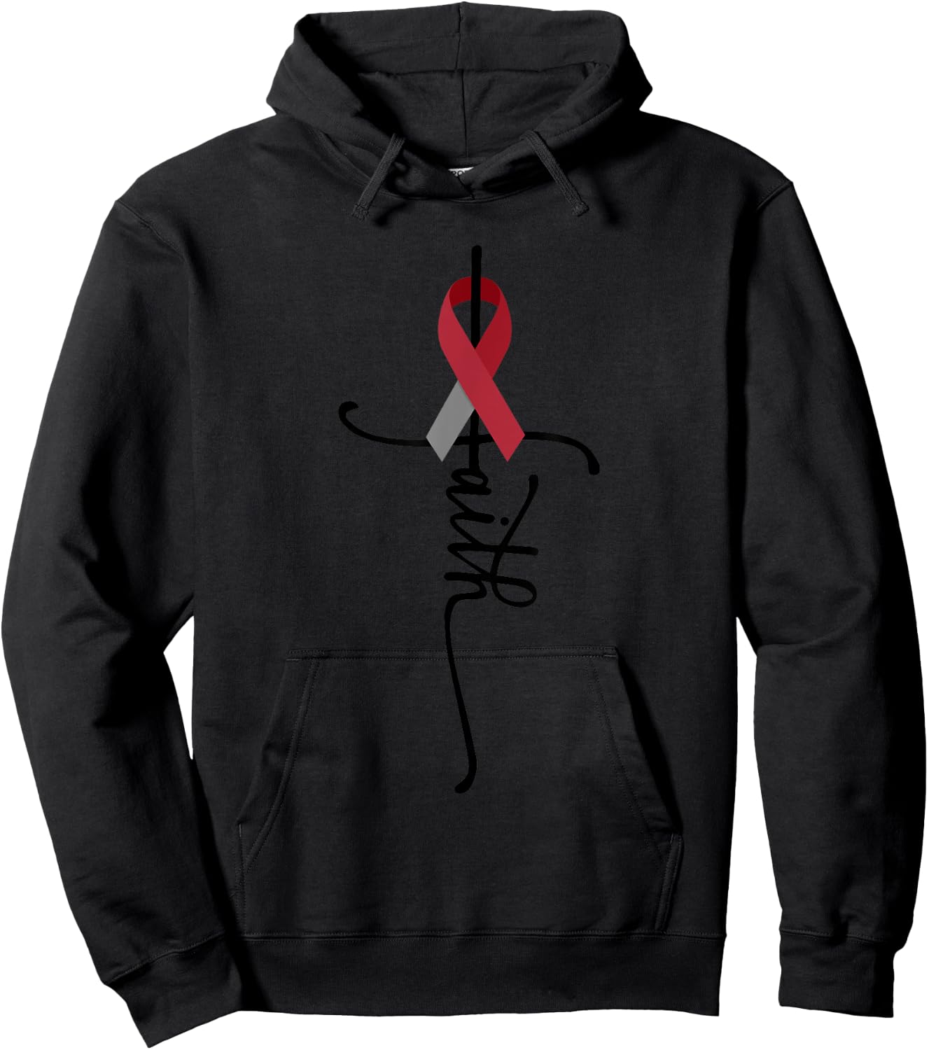 Head And Neck Cancer Faith Head And Neck Cancer Awareness Hoodie - Hoodie | Black