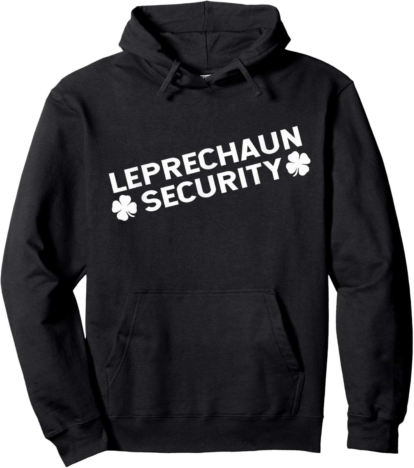 Funny St Patricks Day Irish Leprechaun Security Hoodie - Hoodie | Black