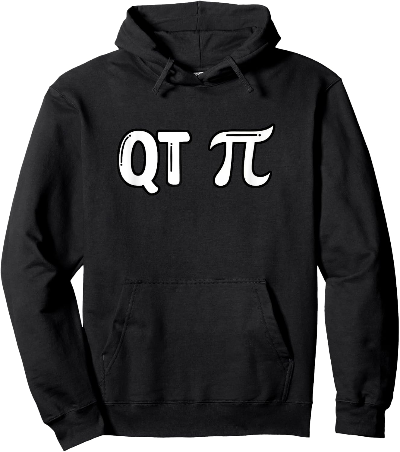 Pi Day - QT Pi - Funny Cutie Pie 3.14 - Cute Math Pun Hoodie - Hoodie | Black