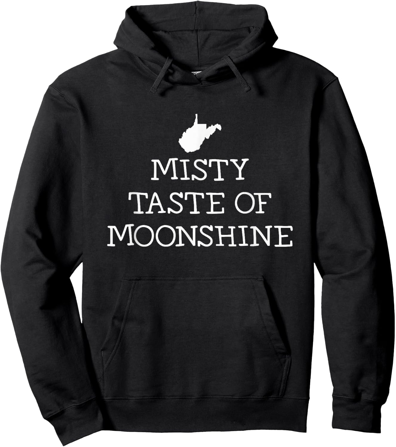 West Virginia Misty Taste of Moonshine Hoodie - Hoodie | Black