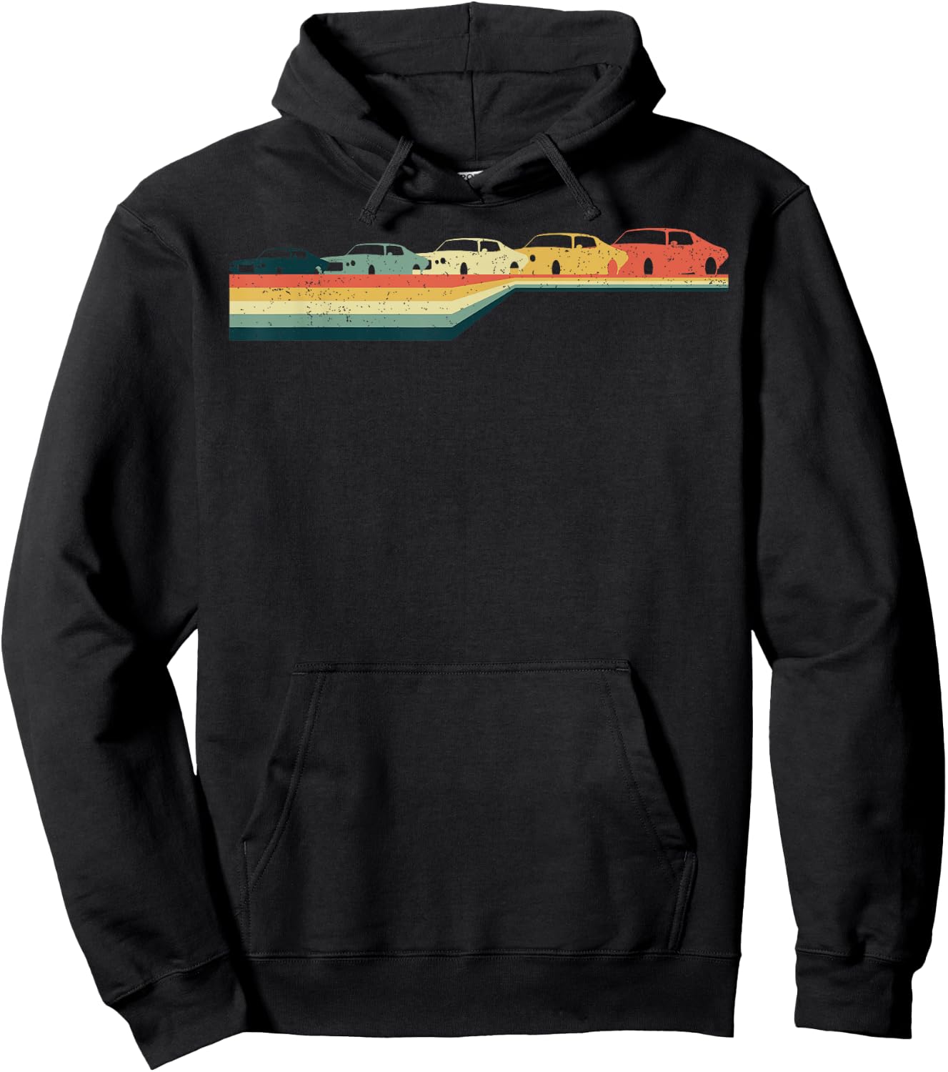 AUTOCROSS Funny Gift Vintage Retro Hoodie - Hoodie | Black